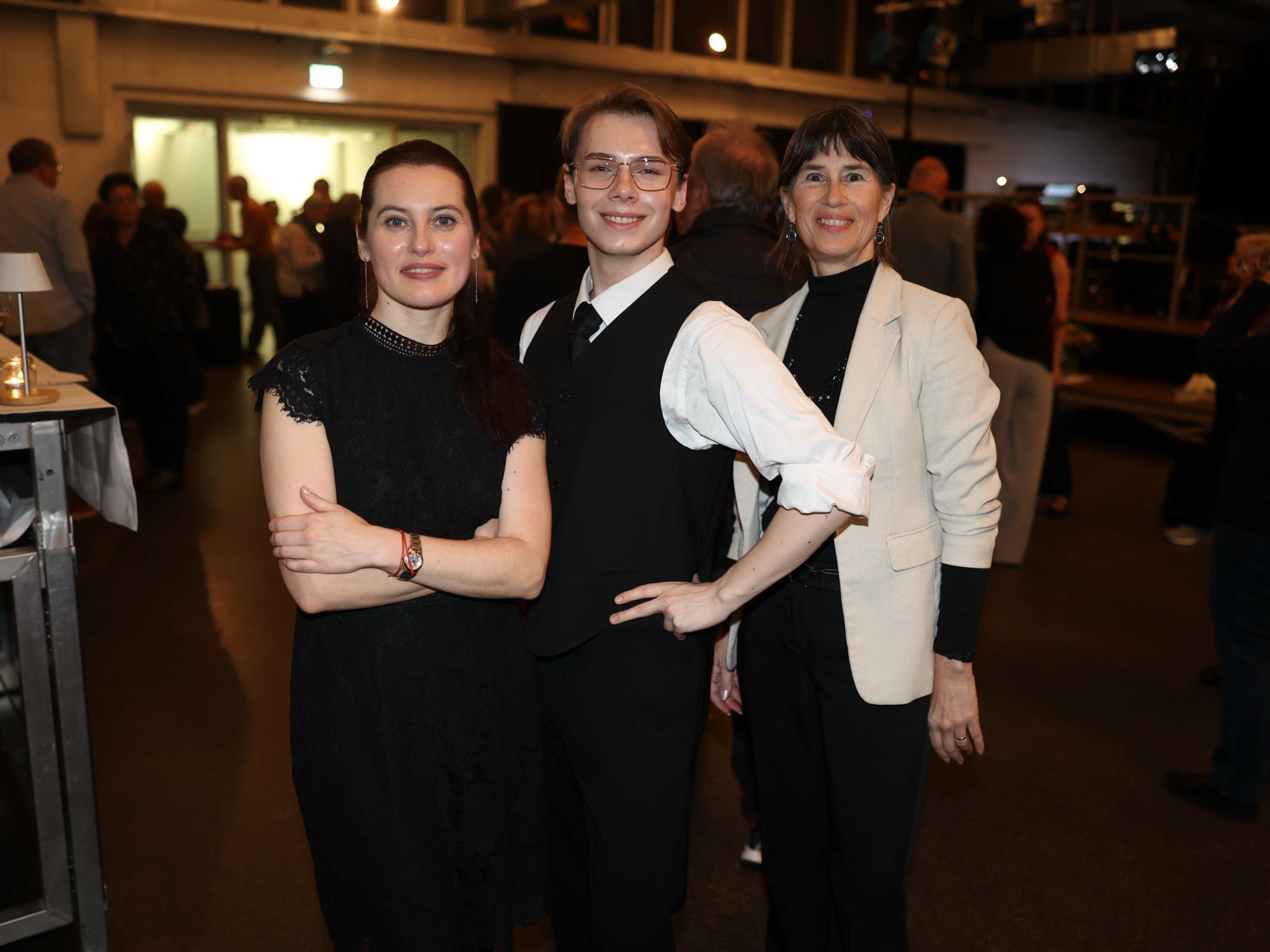 Lena Vozniuk, Bohdon Mysan und Alice Mansfield.