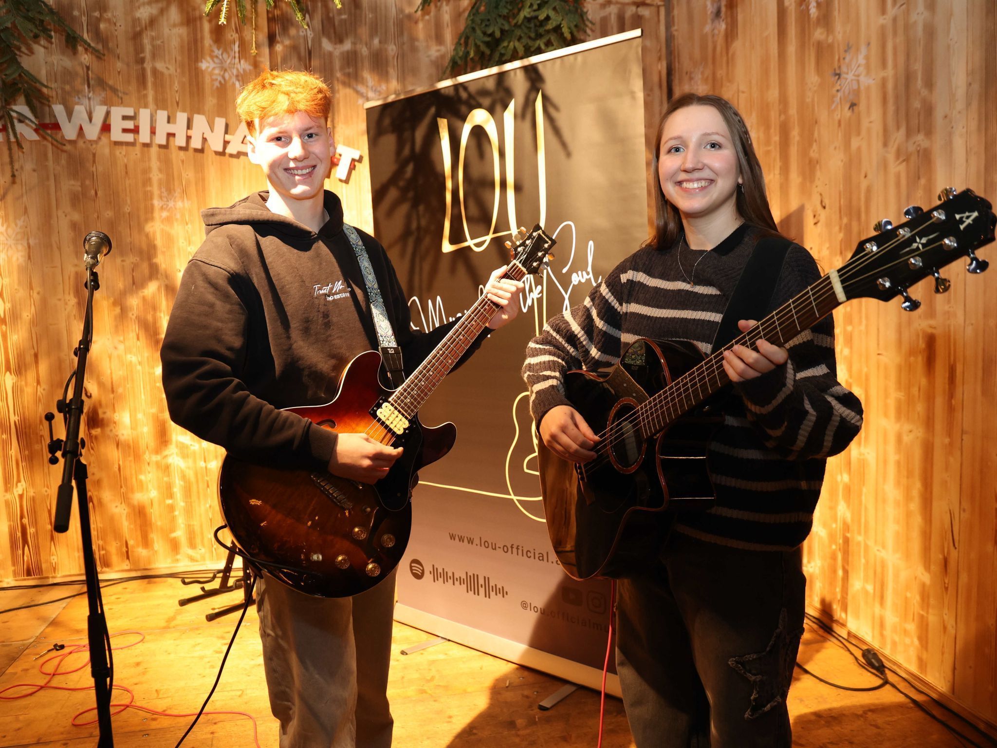 Yannick Egger und Eva Mittelberger.