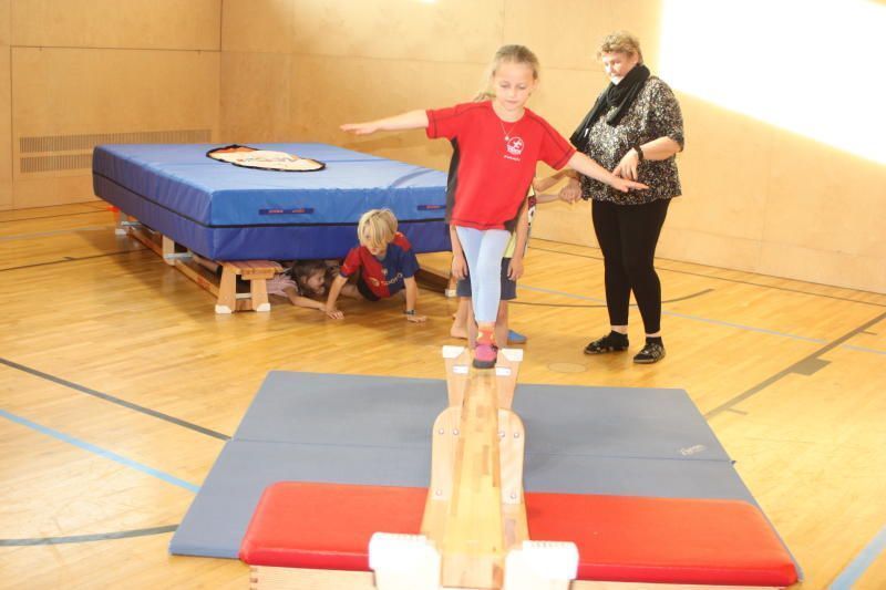 Viel Freude an der Bewegung in der VS Röthis. 