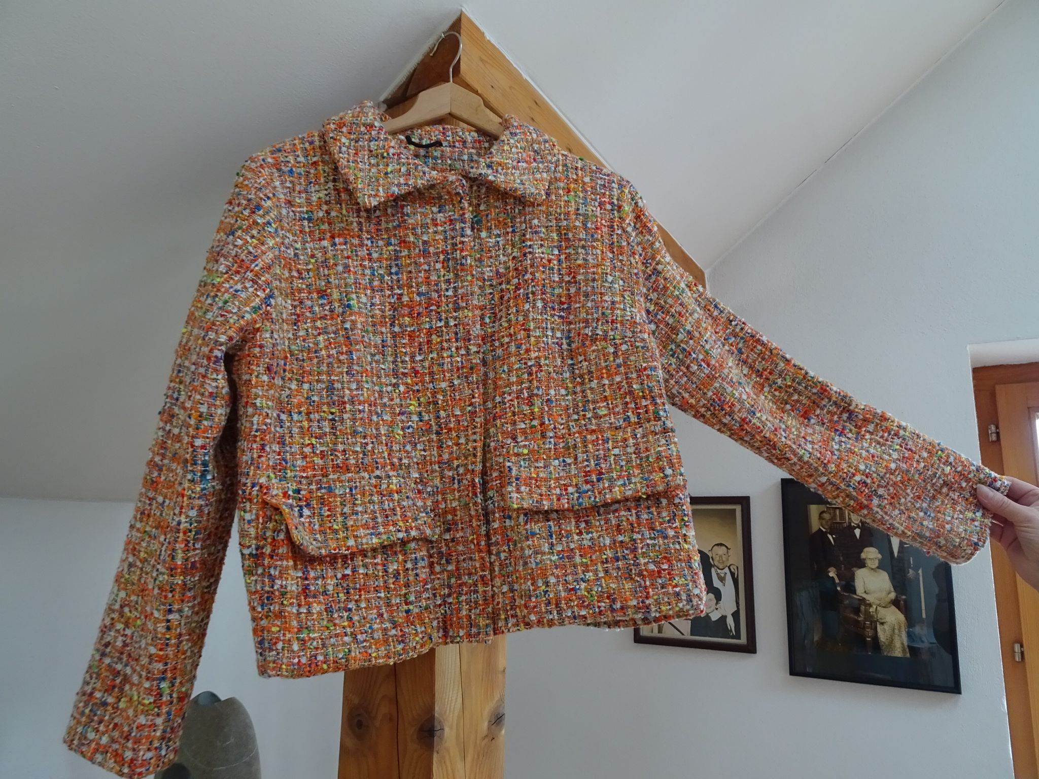 Evelyn Fricker arbeitet viel mit recycelten Stoffen.