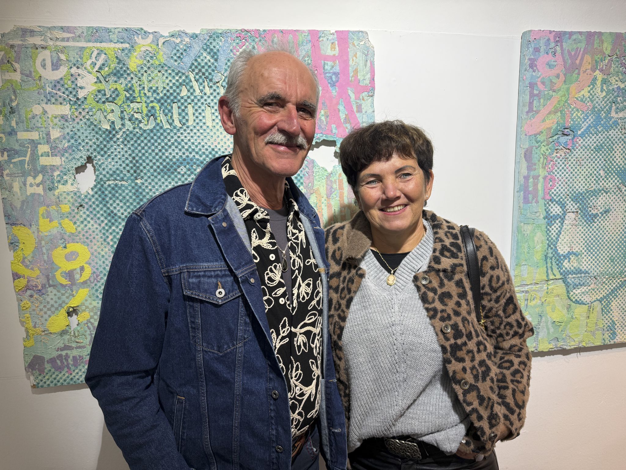 Christine und Hans Schwärzler bewunderten die Werke