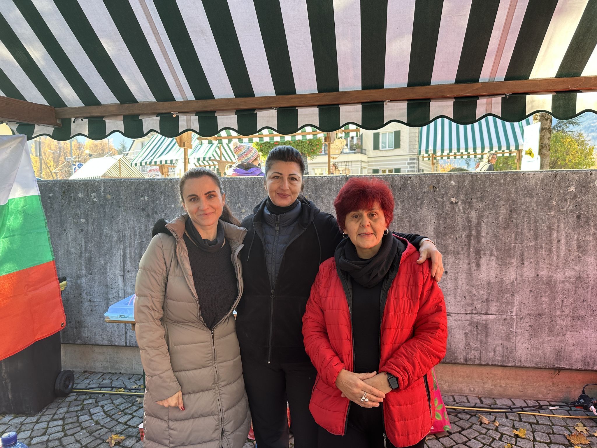 Bei Sonja, Timka und Lima boten traditionelle Gerichte aus Bulgarien an