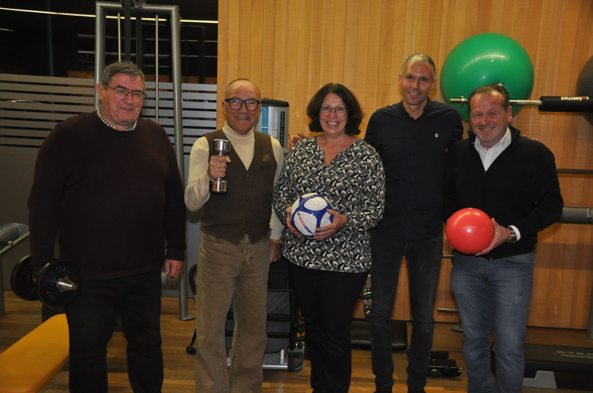 BM Willi Müller, AltBM Paul Ammann, BMi Alexandra Schallert, Günter Hronek, BM Harald Witwer.