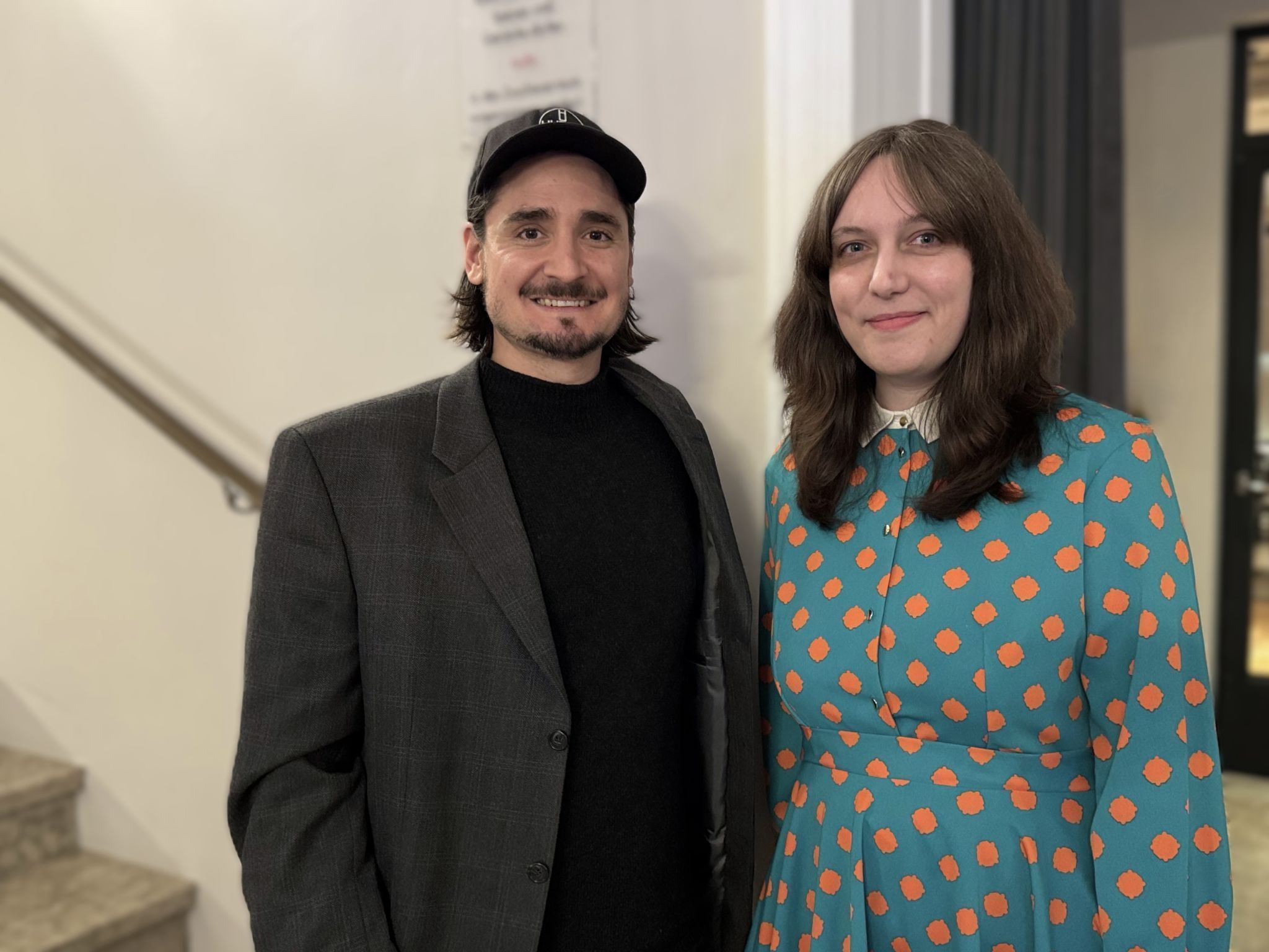 Musiker Fabian Dörler und Dramaturgin Juliane Schotte.