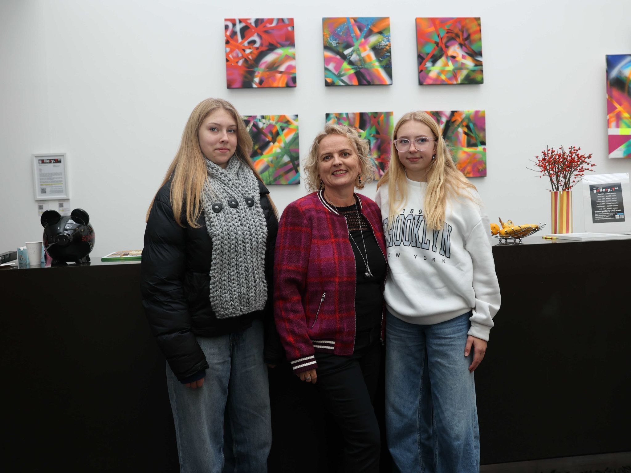 Serviceteam: Aurelia Mazari, Sabine Ender und Antonella Mazari.