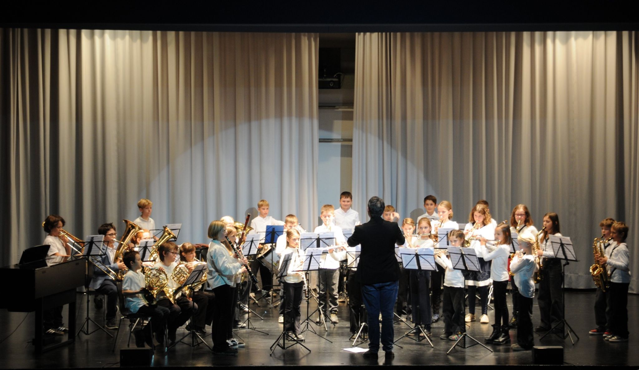 Das Blechbläserensemble trumpfte groß auf.PETER STEIDL