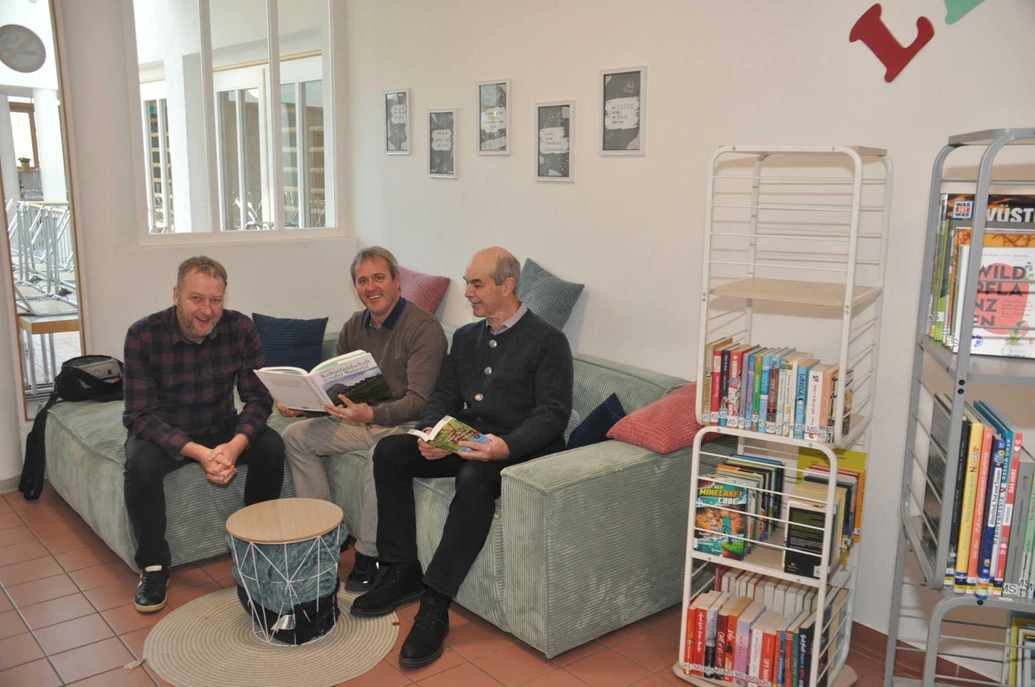 Dir Martin Natter, BM Erich Kaufmann, Obm Albert Rinderer