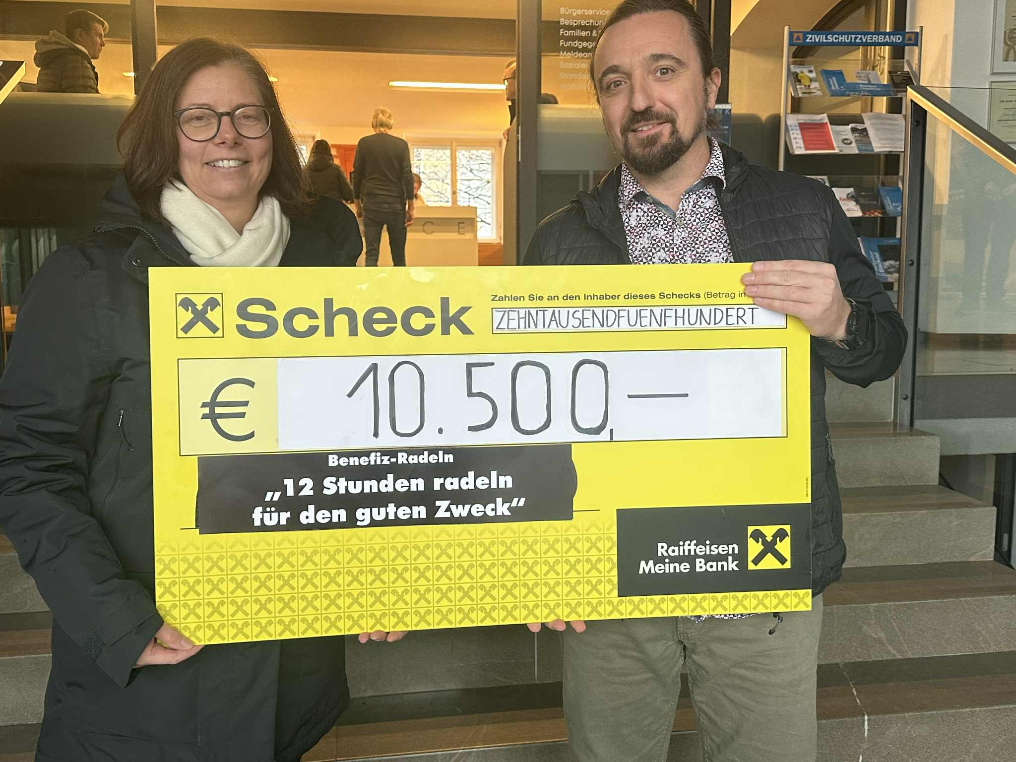 Katharina Wöß-Krall und Andreas Künzle freuten sich. 