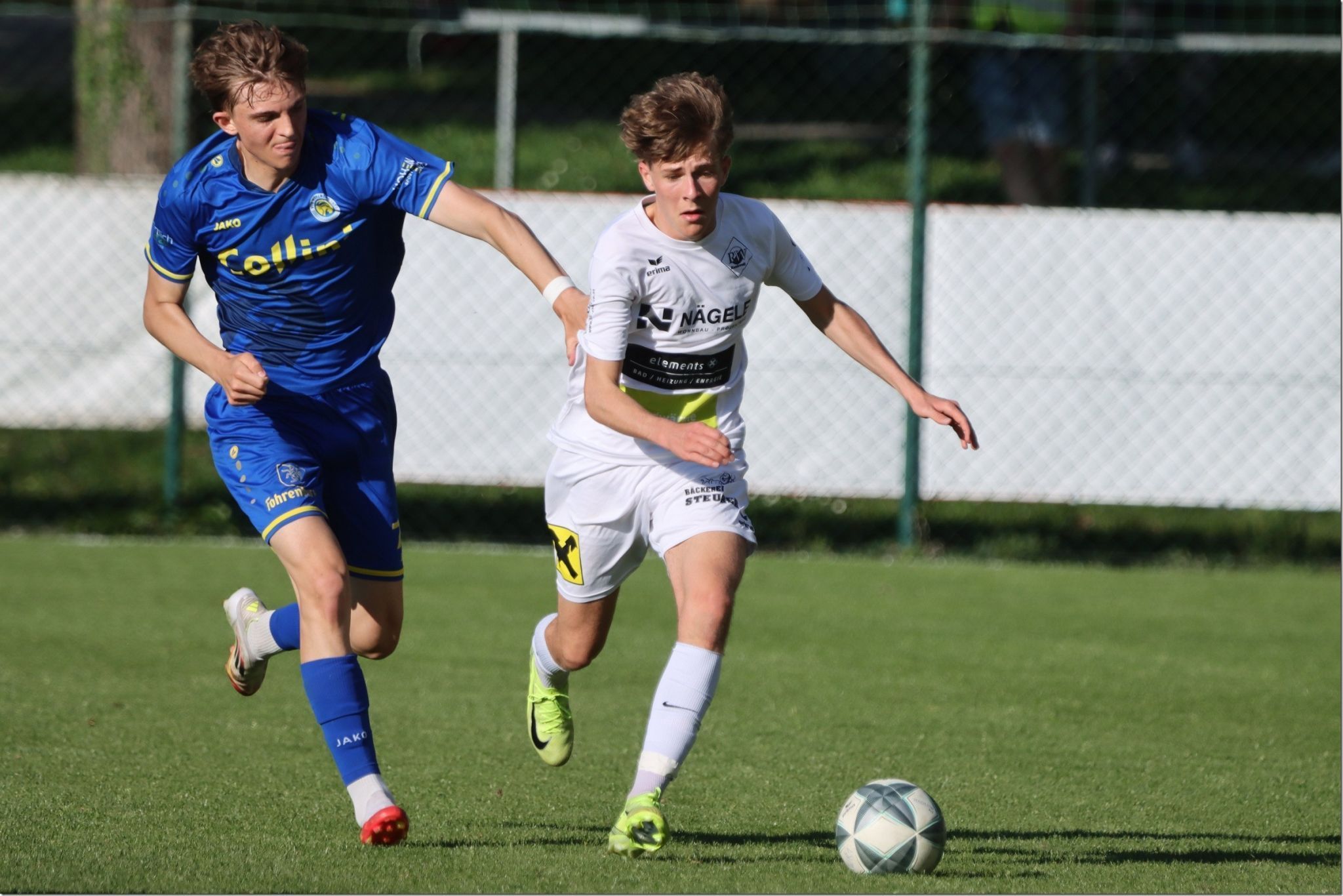 Stark spielte auch Leo Klimesch (r.).