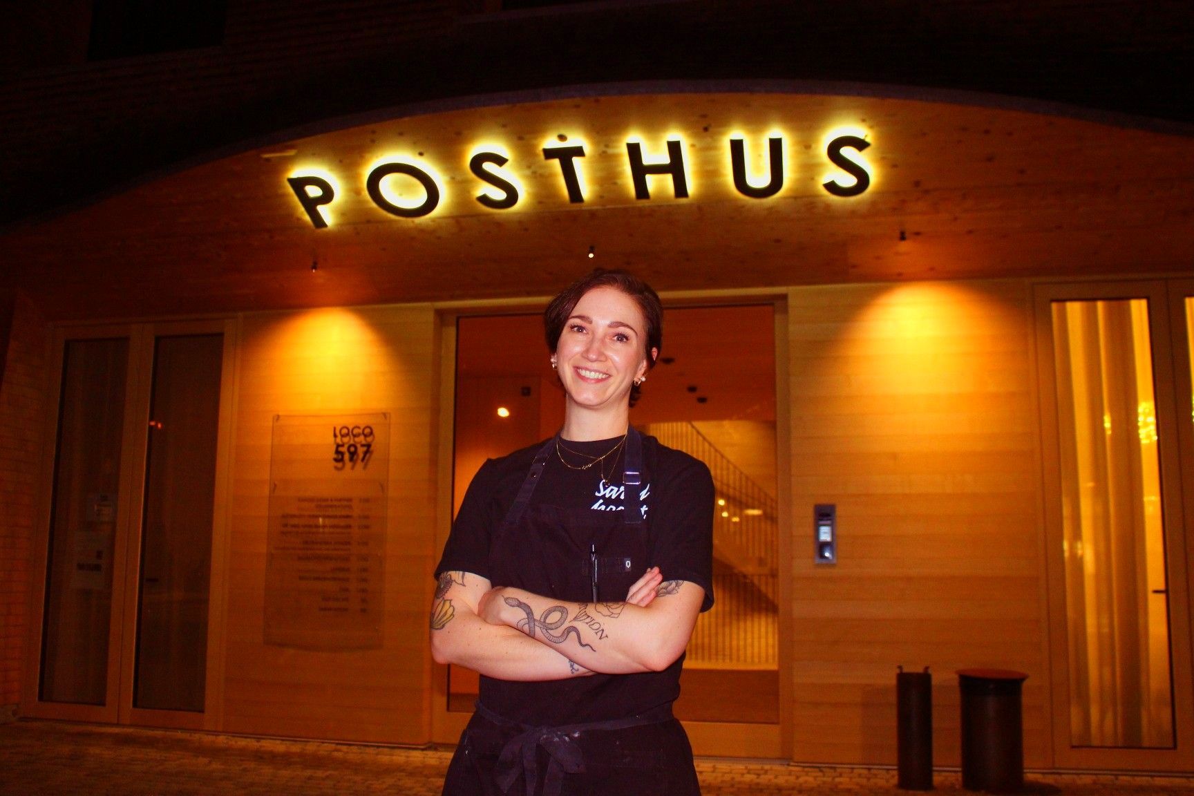 Dank Sarah hart die Gastronomie im Posthus jetzt eine Haube.PETER STRAUSS   