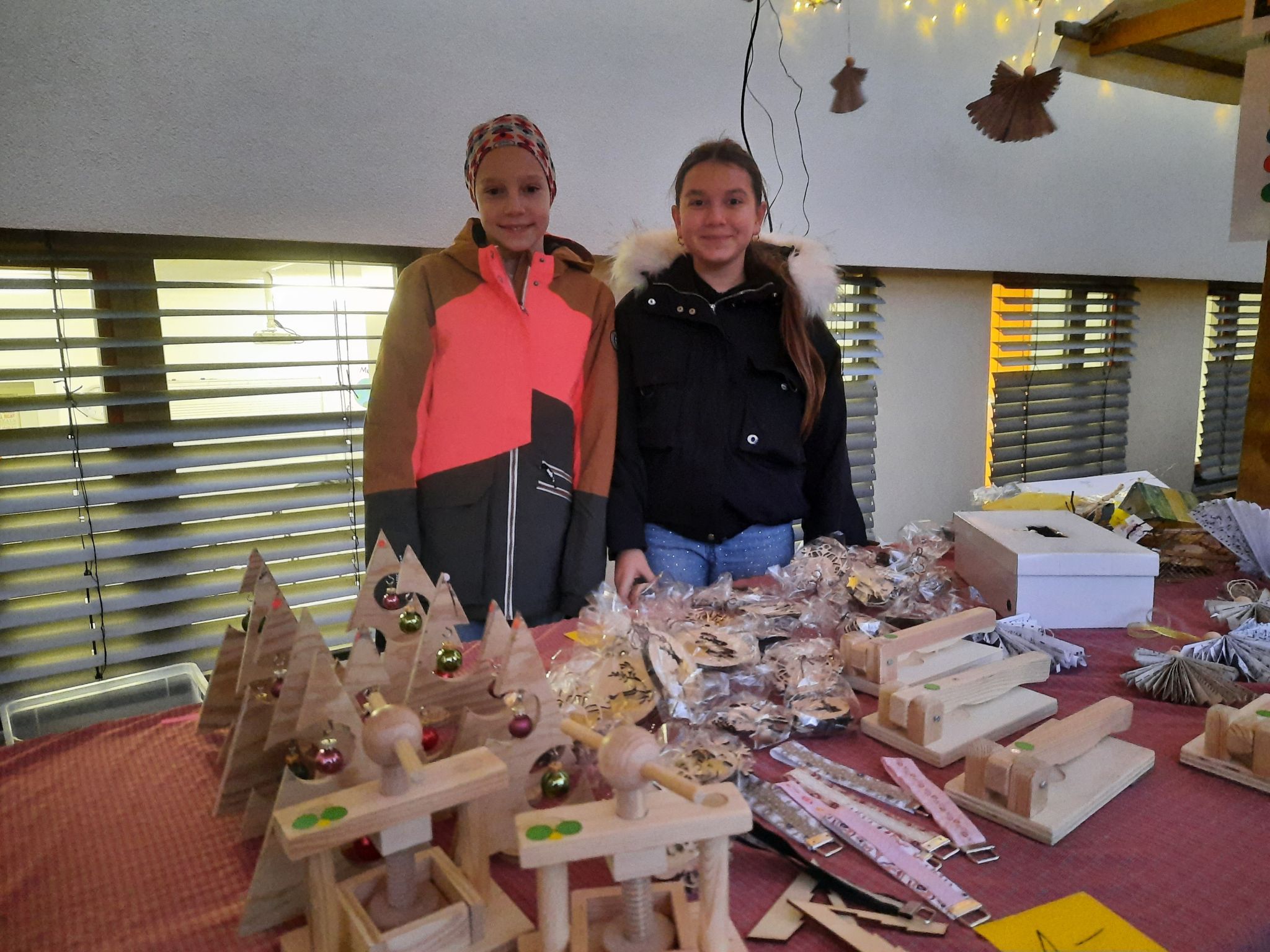 Die Schüler der Mittelschule verkauften ihre 