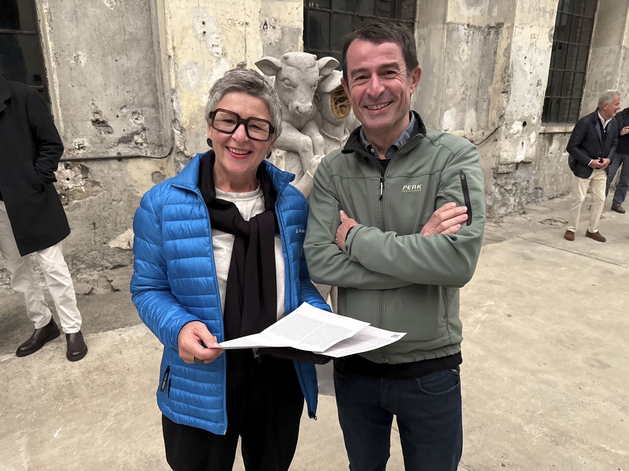 Margit und Klaus Huber kamen eigens aus München