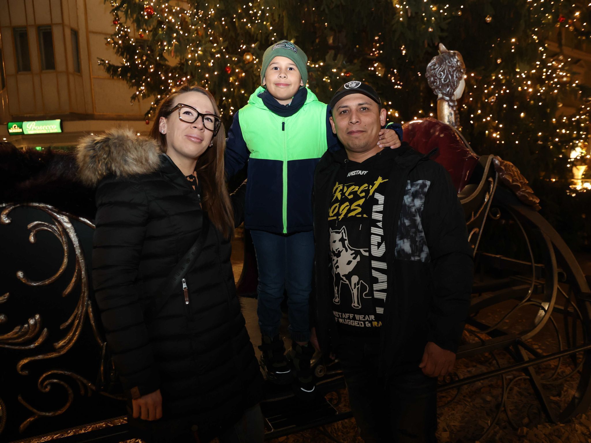 Berlent Boros, András Suha und Noel András Suha aus Fussach bei der
