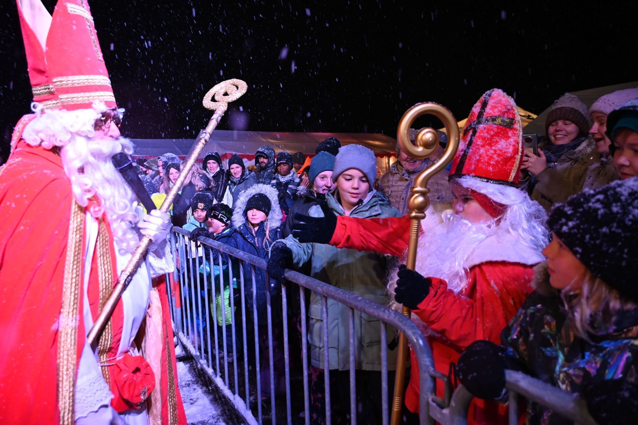 Nikolaus traf einen kleinen Kollegen.