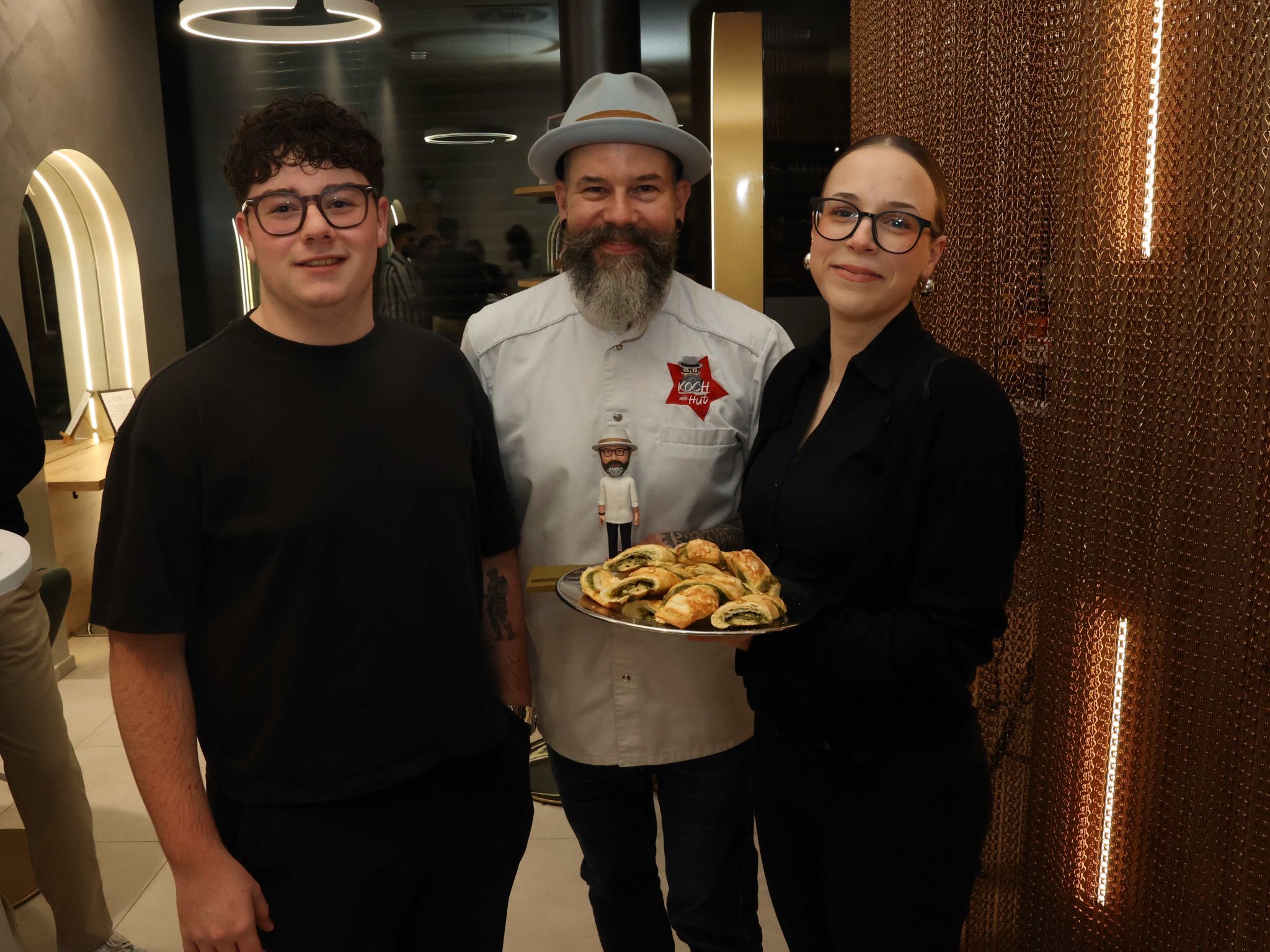 Julius Röscheisen, Markus Zelles und Gabriela Felder.
