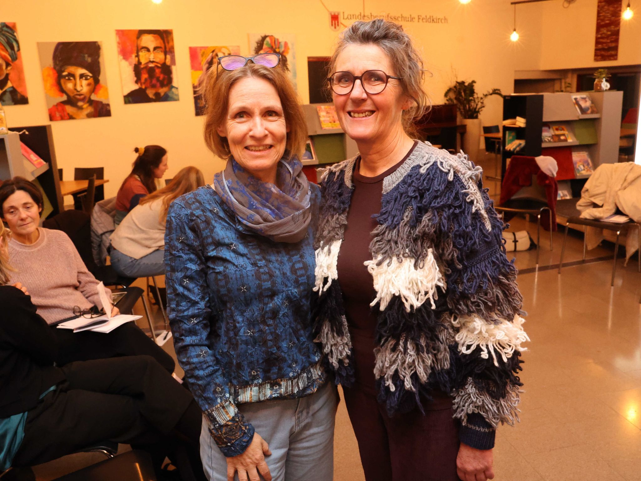 Elke Dalpra (VS Nofels) und Ursula Muhr (LS Jupident).