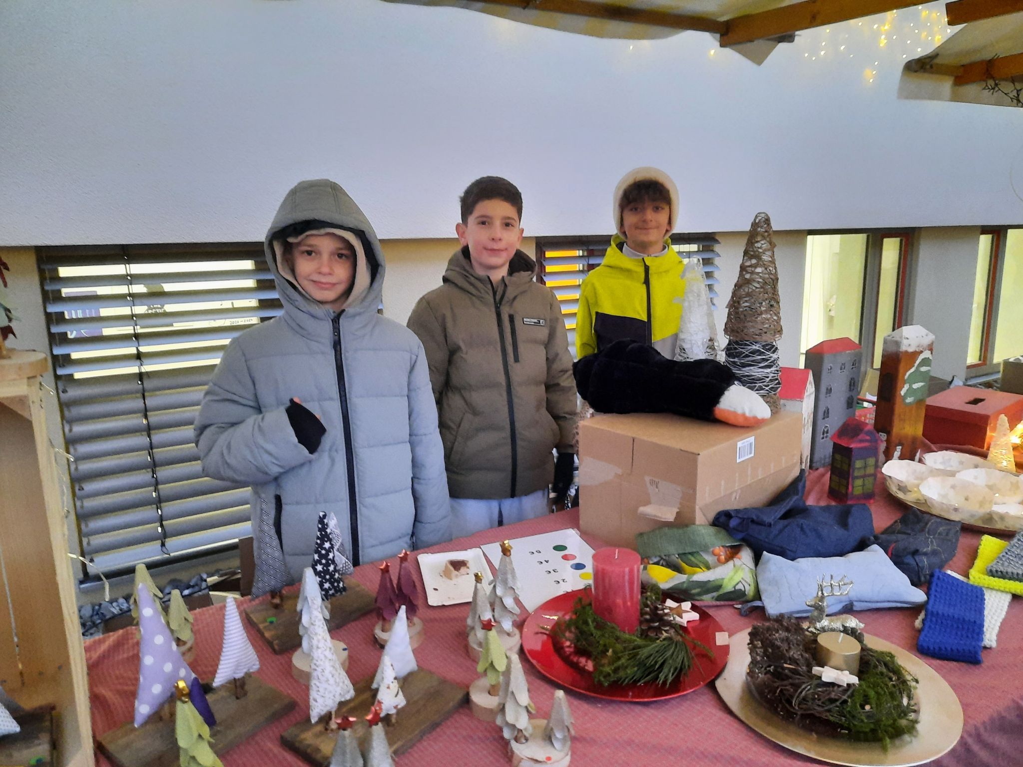 Die Schüler der Mittelschule verkauften ihre 