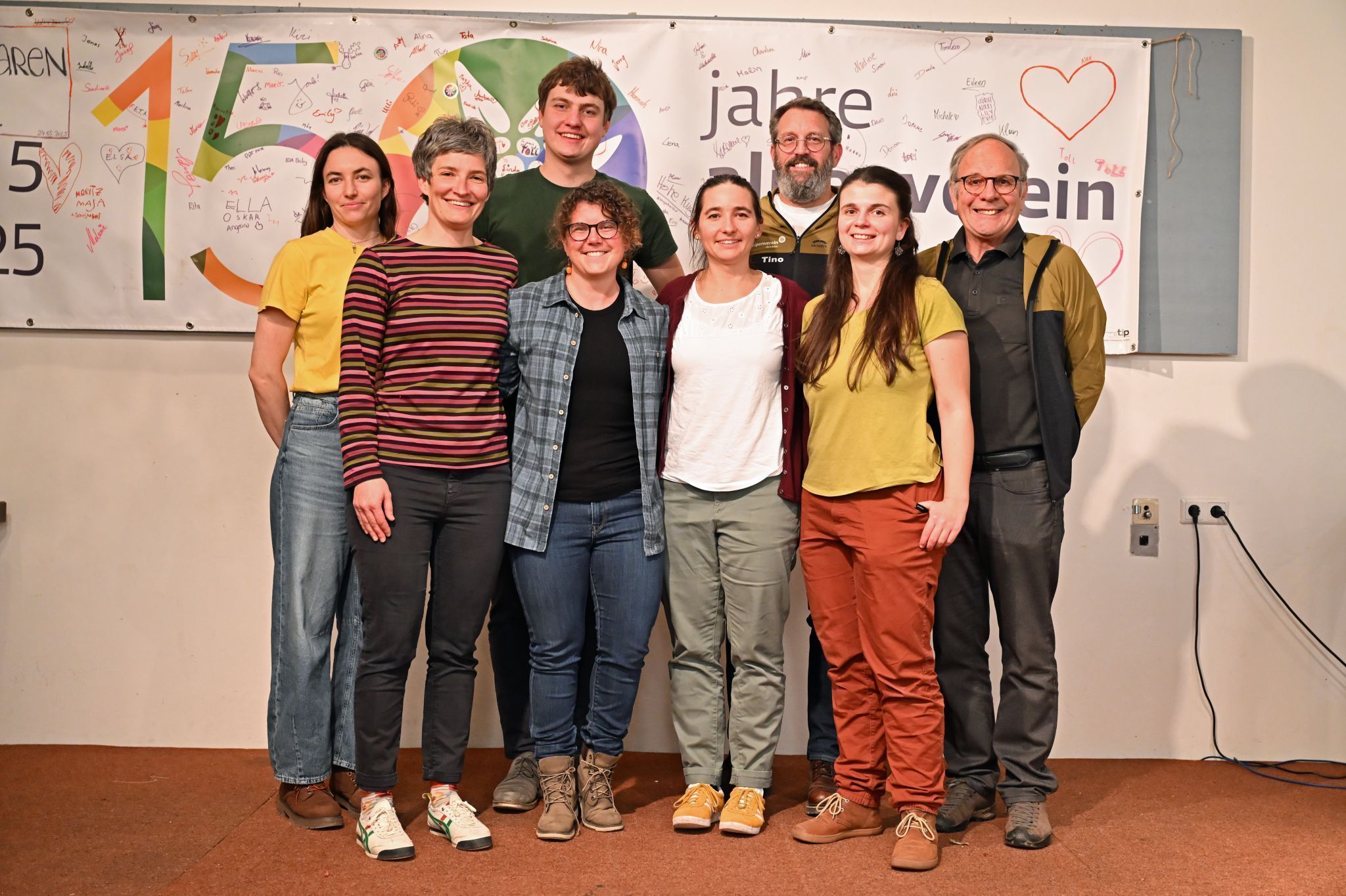 Der neue Vorstand rund um Obfrau Alexandra Hefel. 