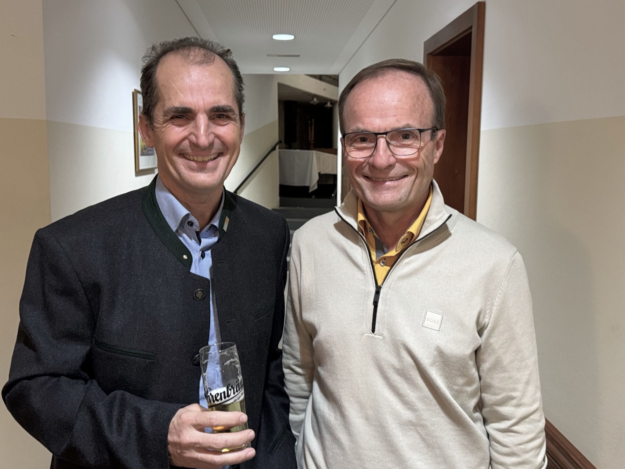 Gesellschafter Karl und August Huber.