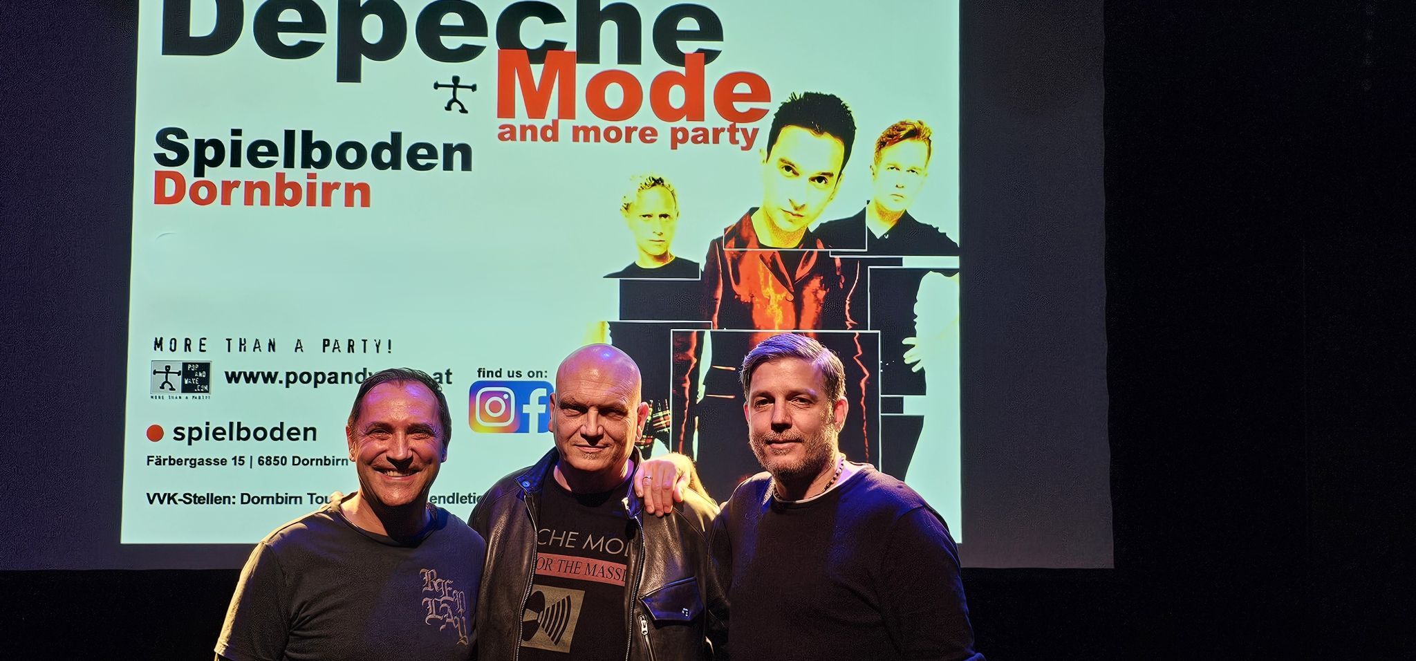 Seit 44 Ausgaben ein eingespieltes Party-Team: Alexander Micheluzzi, DJ MC Mode Markus und Thomas Mutschlechner. 