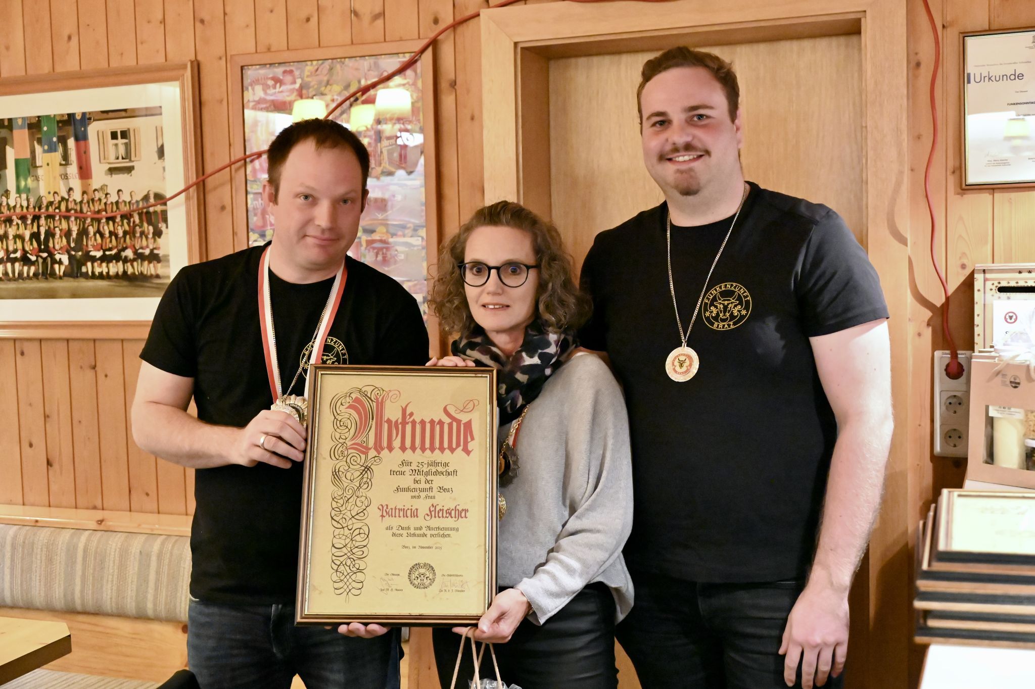 Patricia Fleischer erhielt den goldenen Vereinsorden.