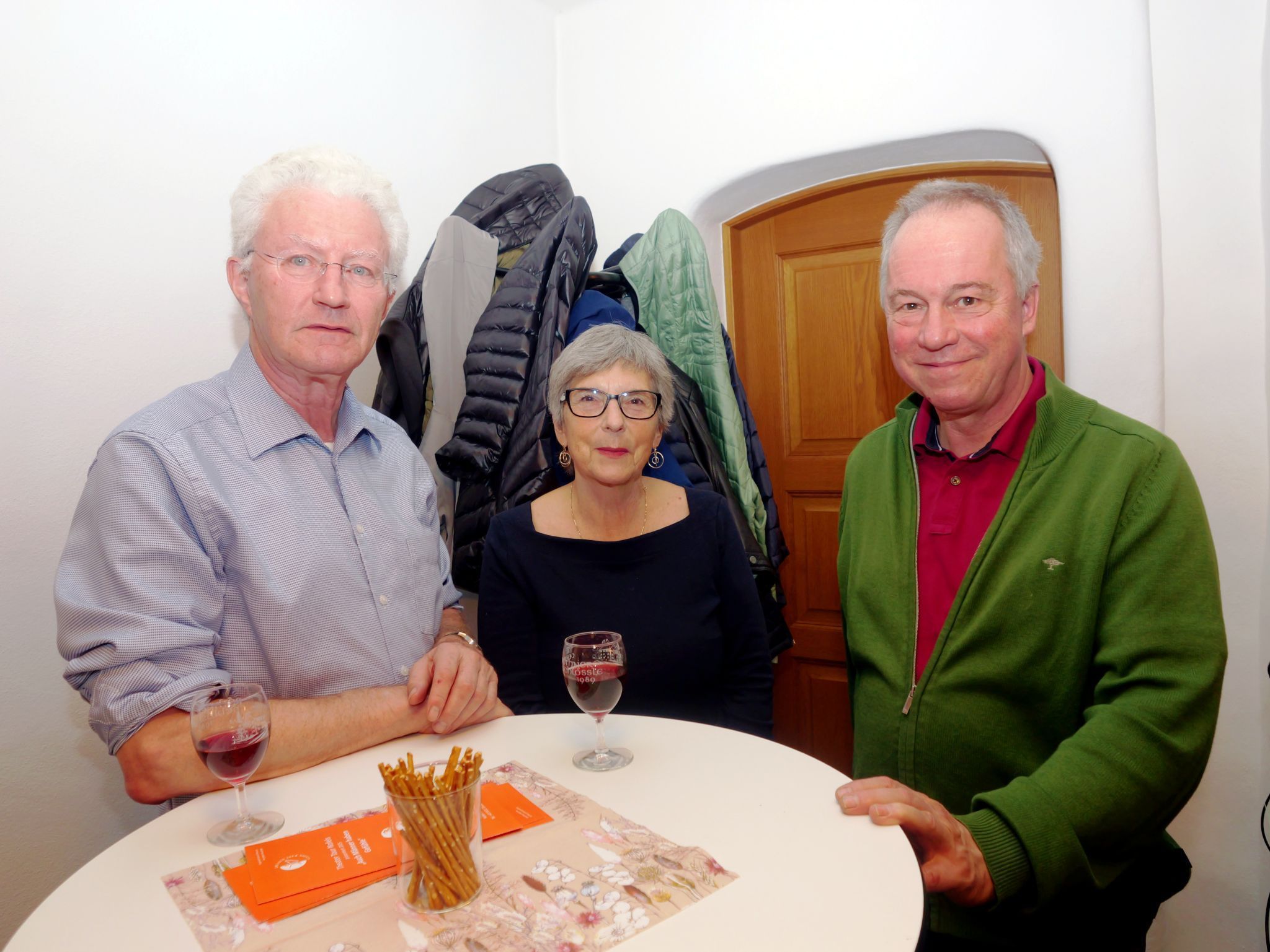 Peter Martin, Ulla Wutzl und Roman Kopf feierten den Konzertabend.