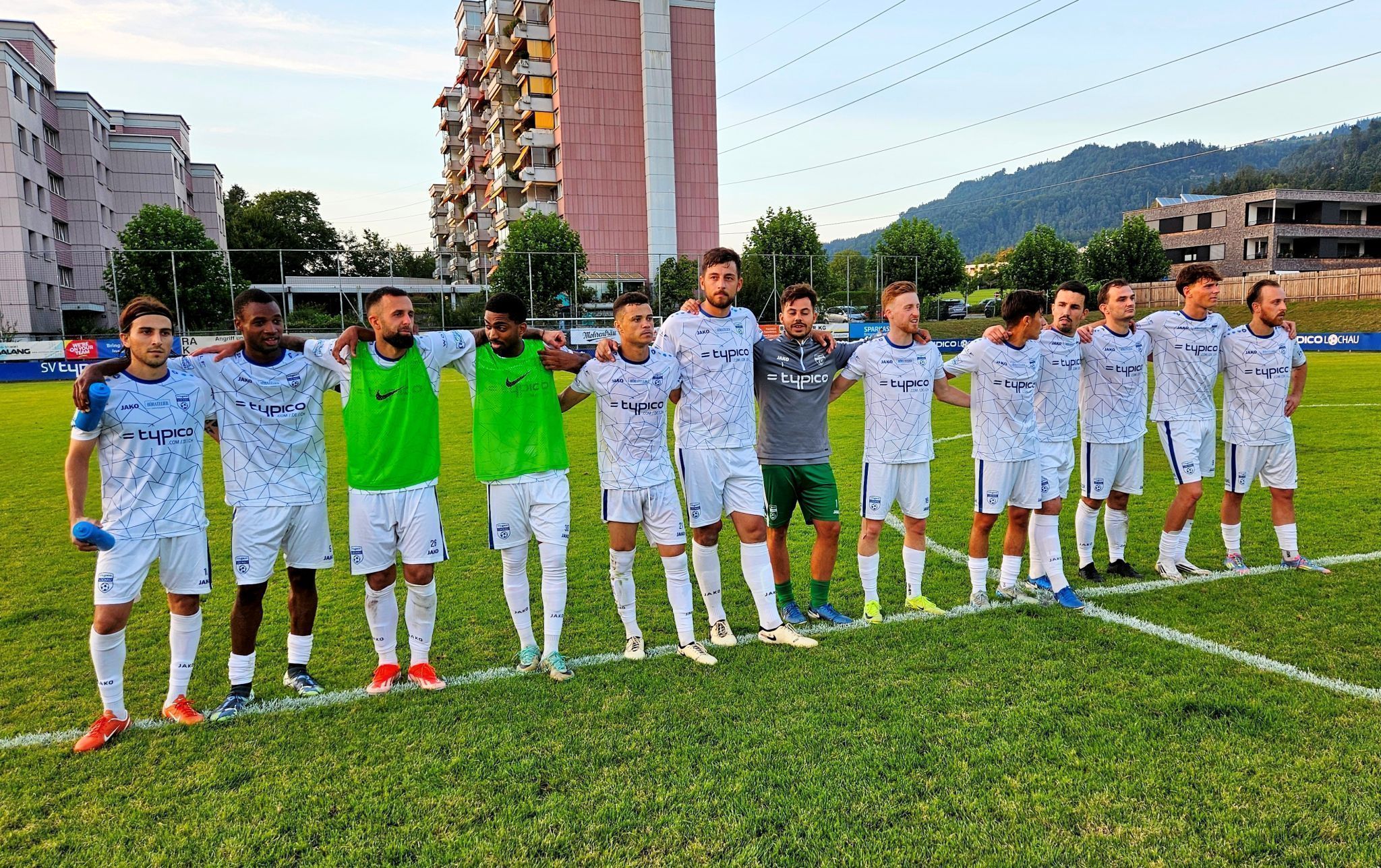 Spannung vor dem Elfmeterschießen im Cup gegen den FC Lustenau.