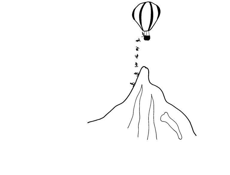 "Zwei Gesichter", eine Perspektive