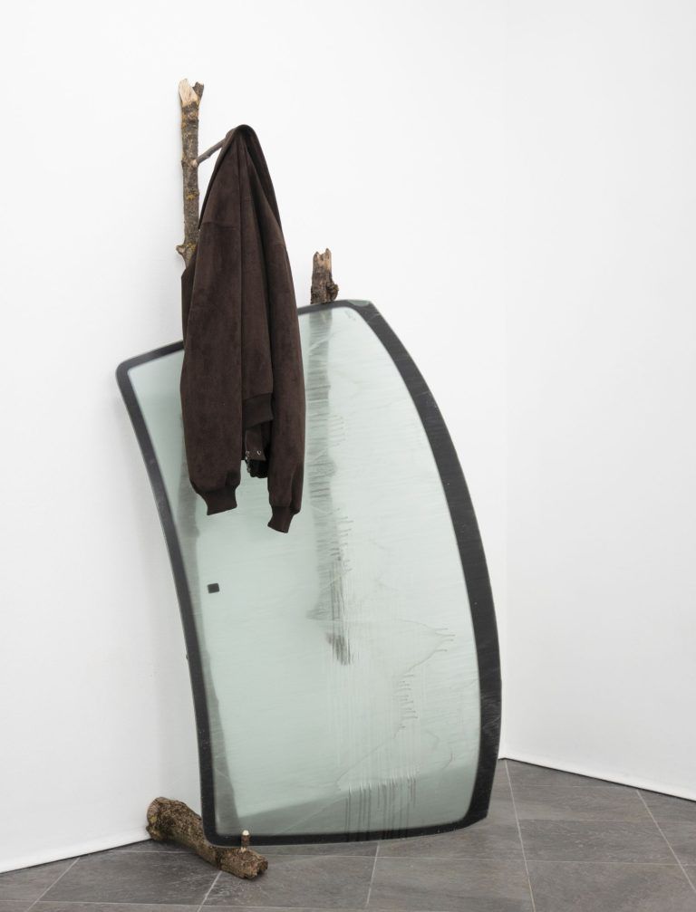 Clemens Tschurtschenthaler; mystic, fogged figure in the distance; 2022; installation view; Ve.sch Kunstverein.jpeg