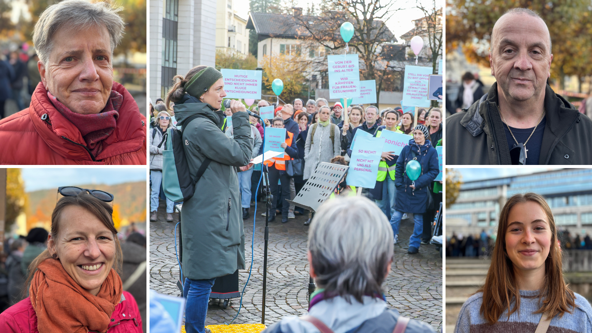 "Das kann es nicht sein, sehe ich partout nicht ein" – Von der Demo für die Geburtenstation Dornbirn