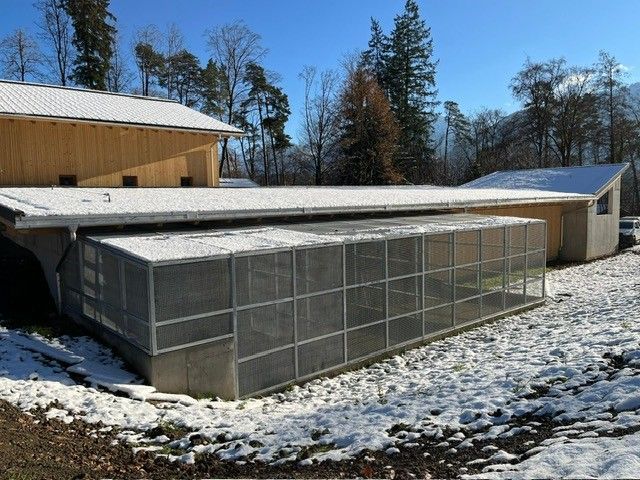 Neues Futterhaus und Wirtschaftsgebäude