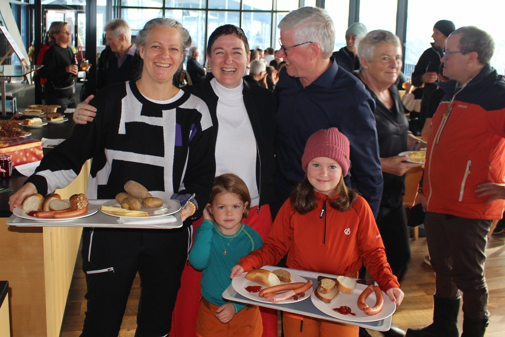 Nur strahlende Gesichter auf Baumgarten – und oft lachte sogar noch die Sonne mit.