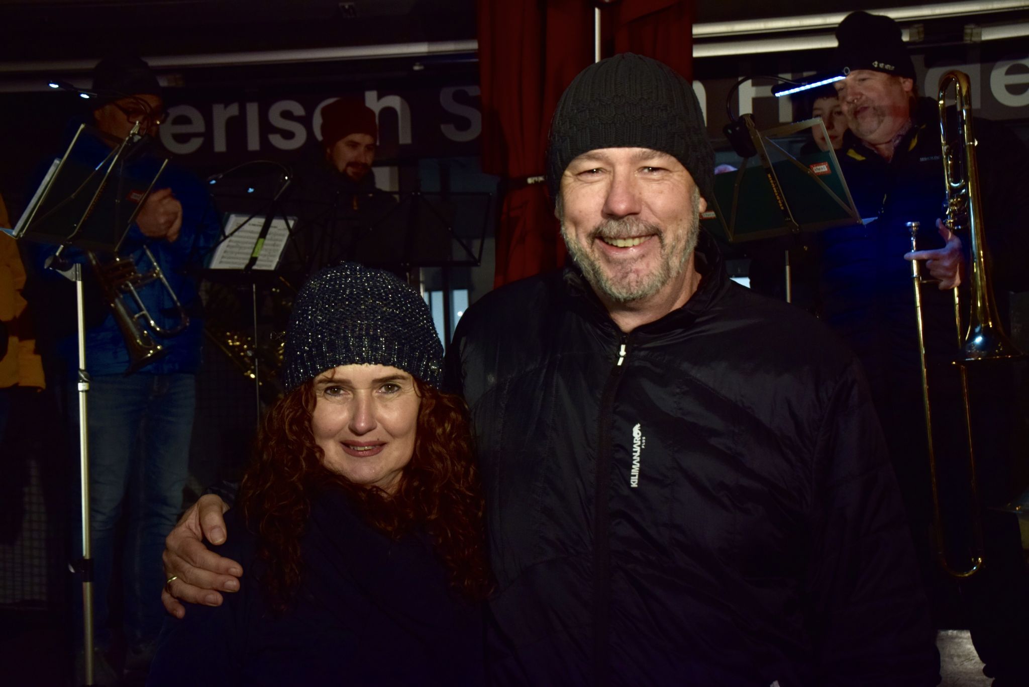 Marlies und Wolfgang Widerin wohnten der Markteröffnung bei.