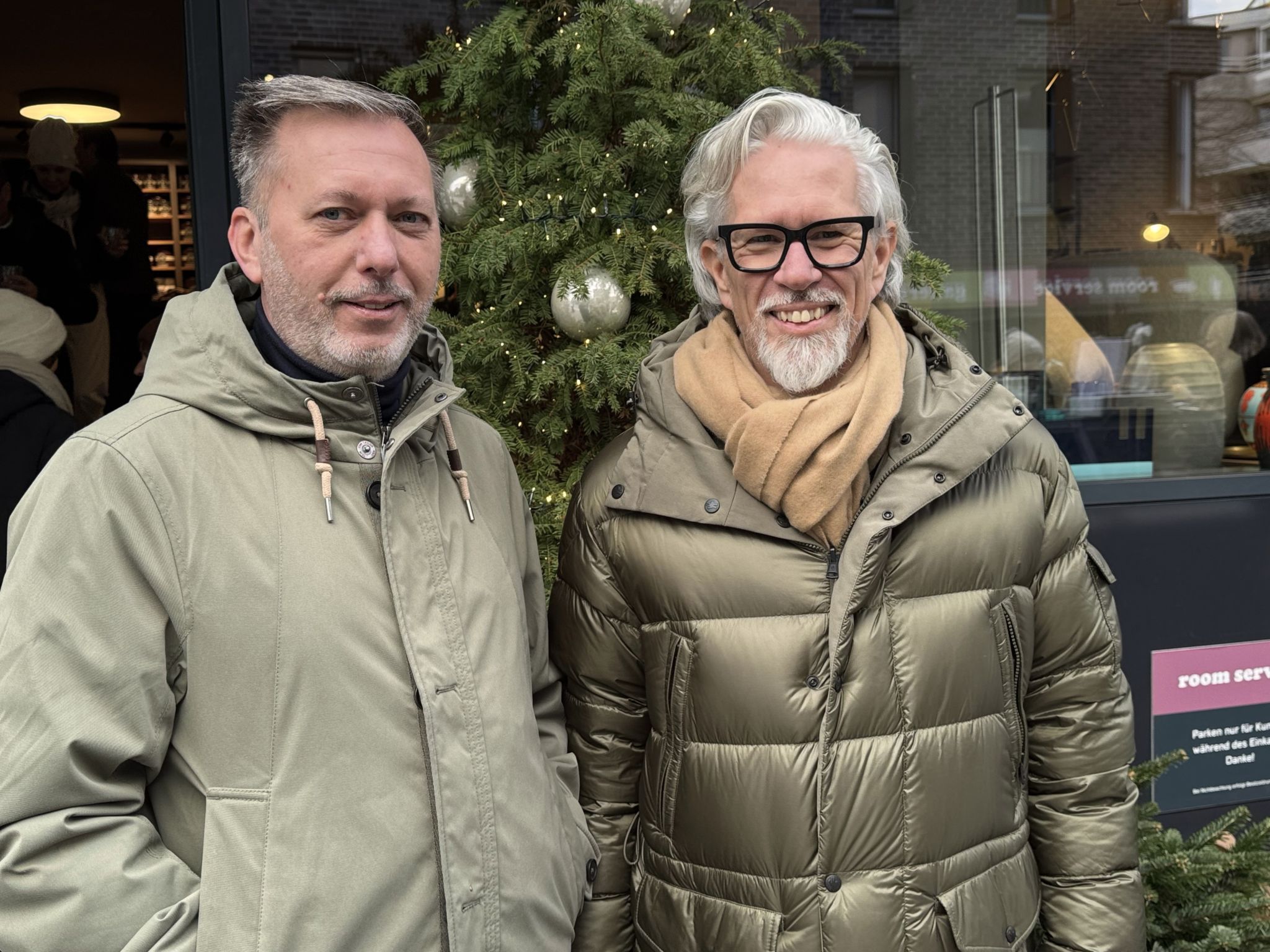 Unter den Besuchern: Dietmar Wehinger und Stefan Müller.