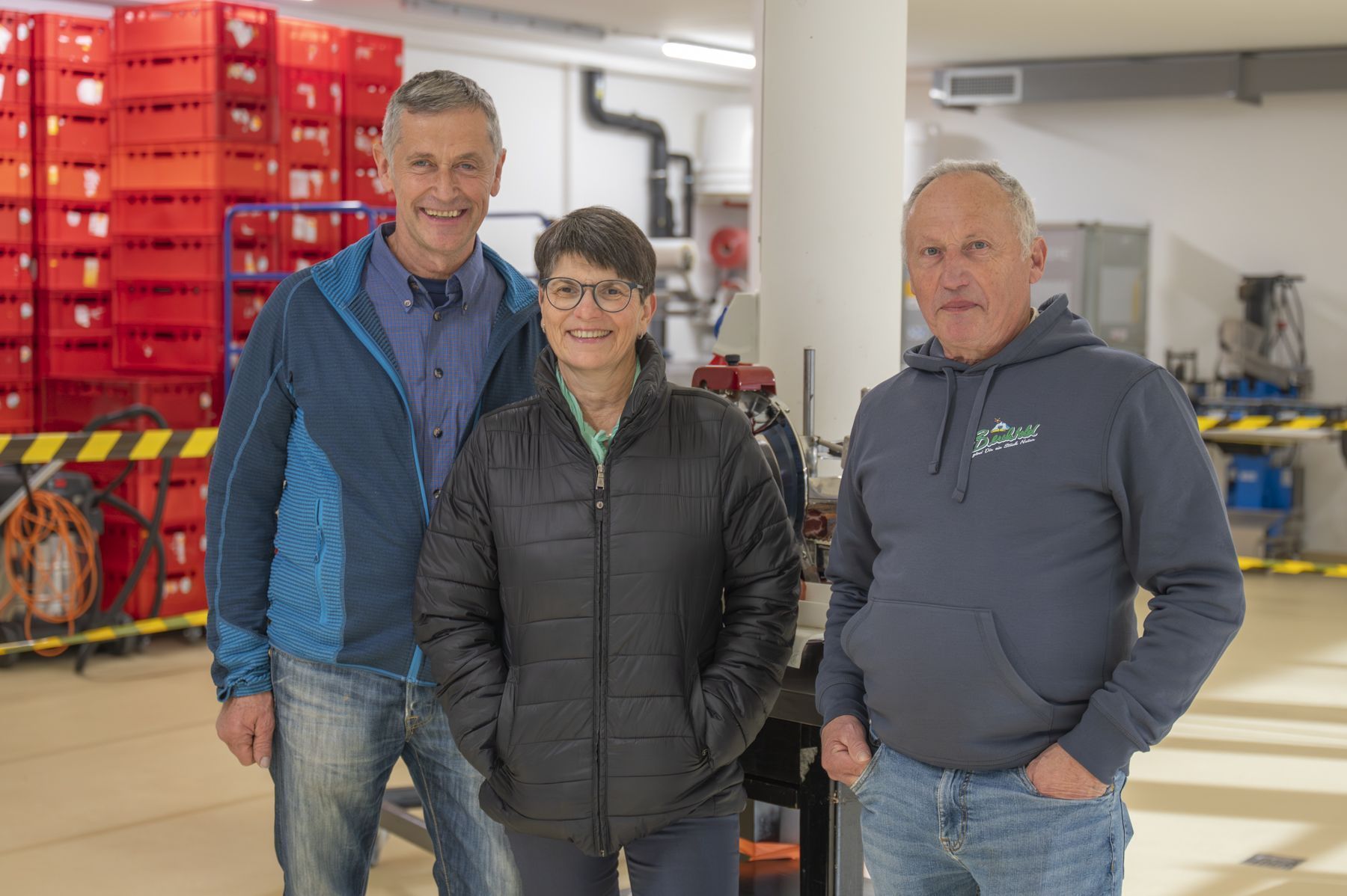 Auch Julia und Josef Berlinger vom Ziegenhof befanden sich unter den interessierten Besuchern