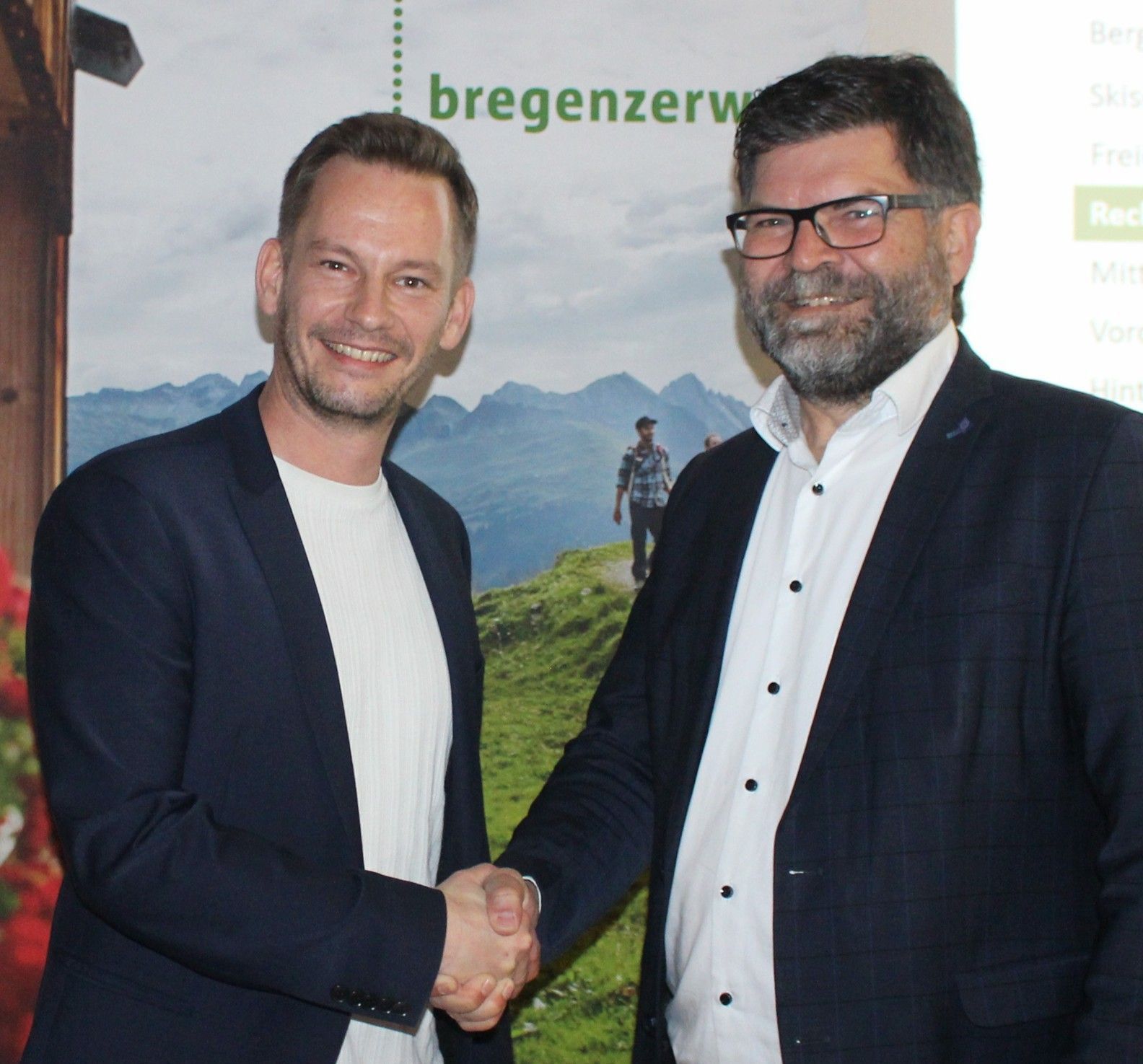 Gerhard Beer bei der symbolischen Amtsübergabe: „Ich habe den Arbeitsaufwand in der Funktion des Obmanns wohl unterschätzt.“