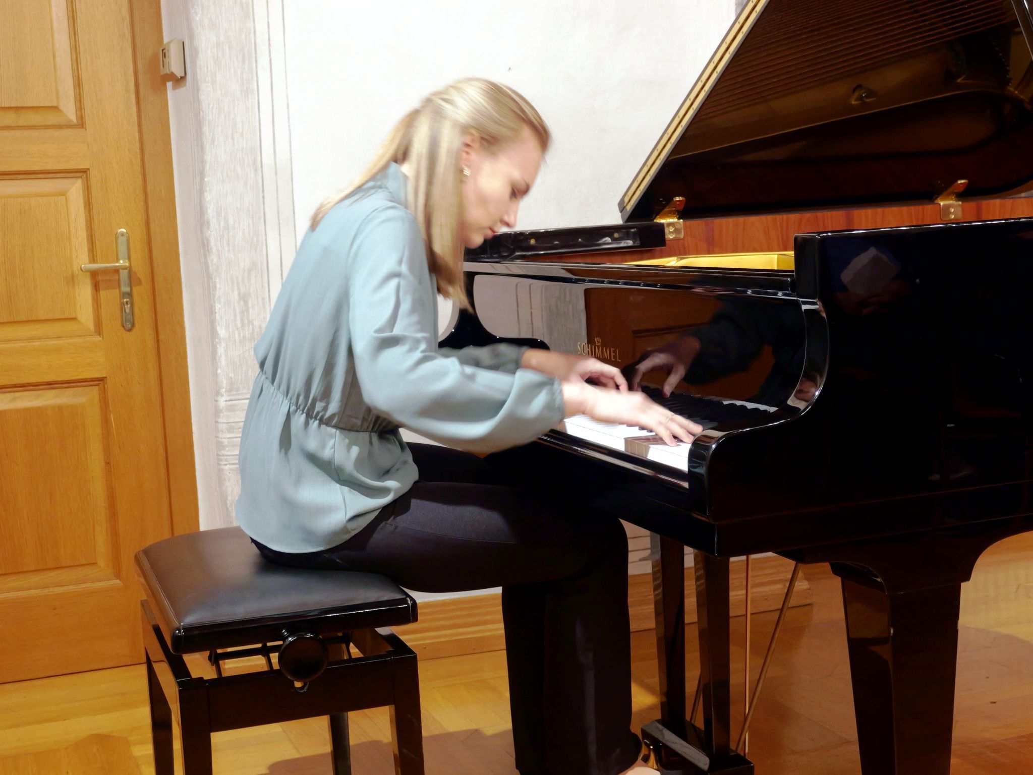 Literarischer Tiefgang trifft pianistische Brillanz: Robert Schneider las, Hanna Bachmann antwortete.