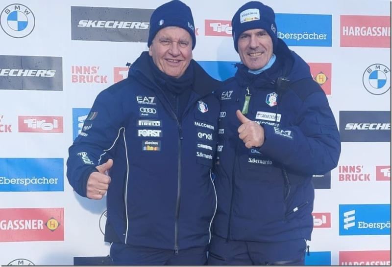 Armin Zöggeler mit Erich Schmied.privat