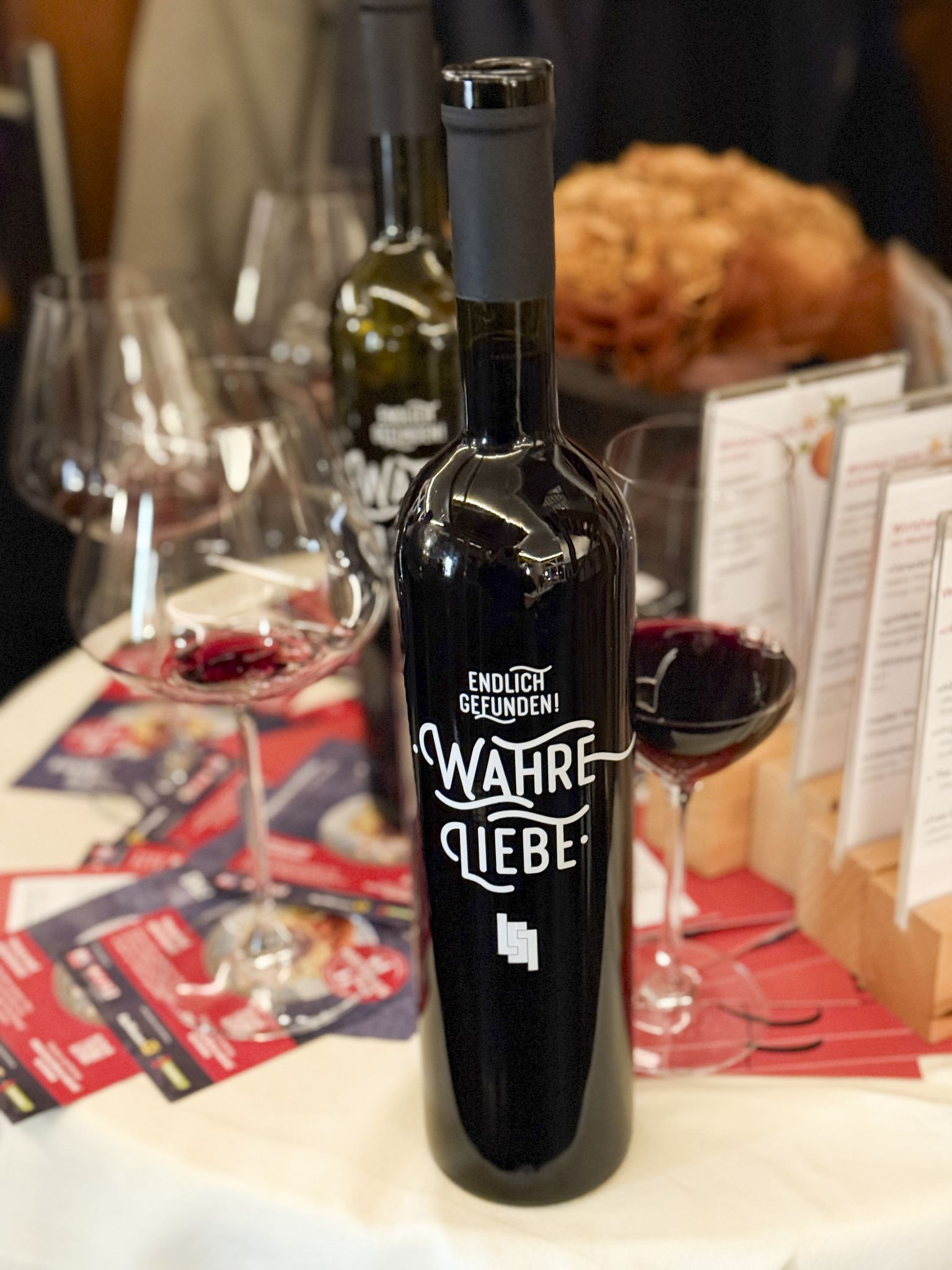 Etikett mit Burgenländer Schmäh