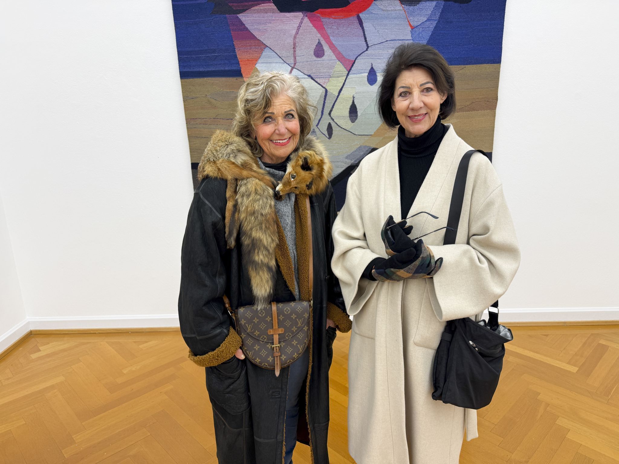 Edith Fuchs und Maria Simma waren unter den Besuchern