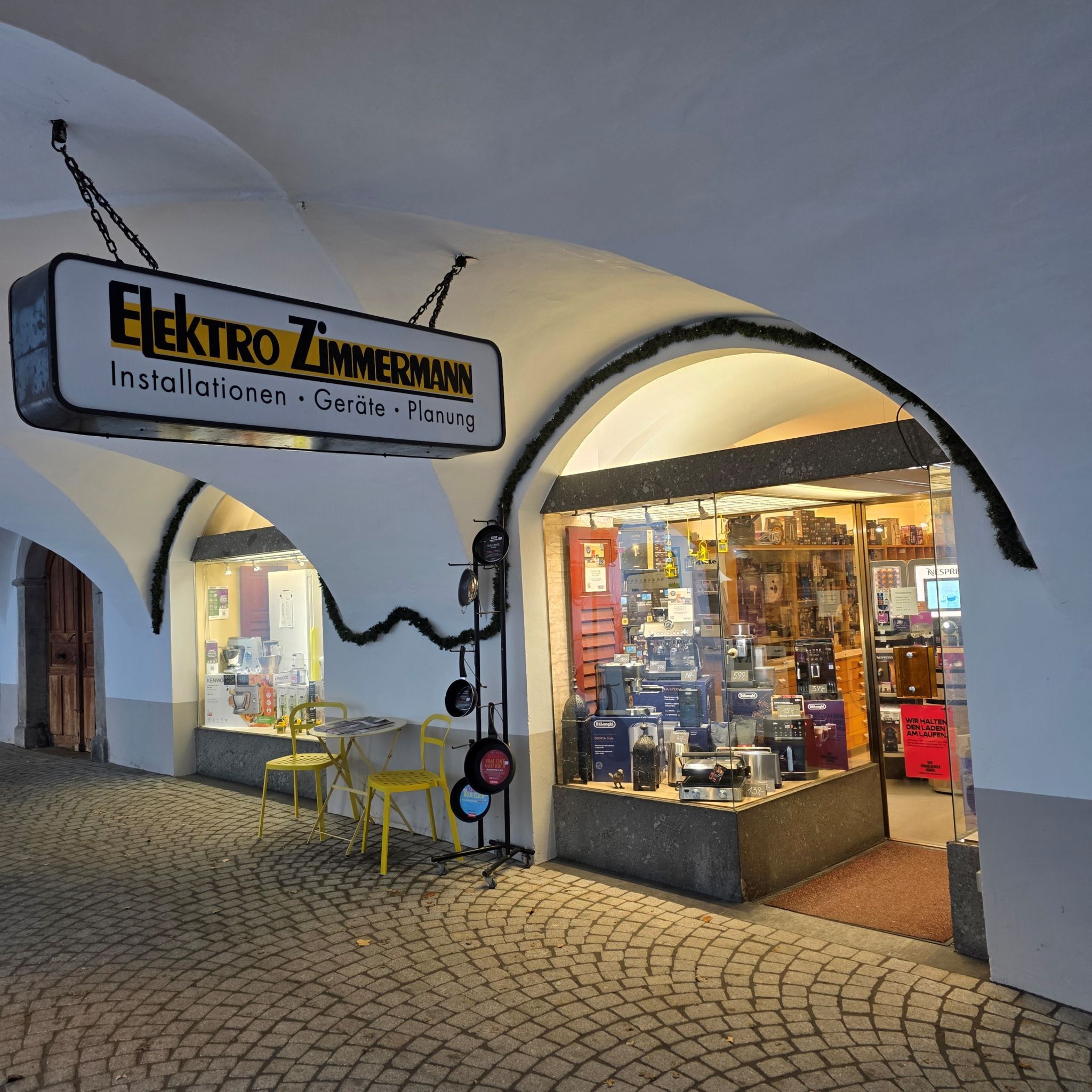 Das Geschäft heute befindet sich immer noch in der Neustadt in Feldkirch.