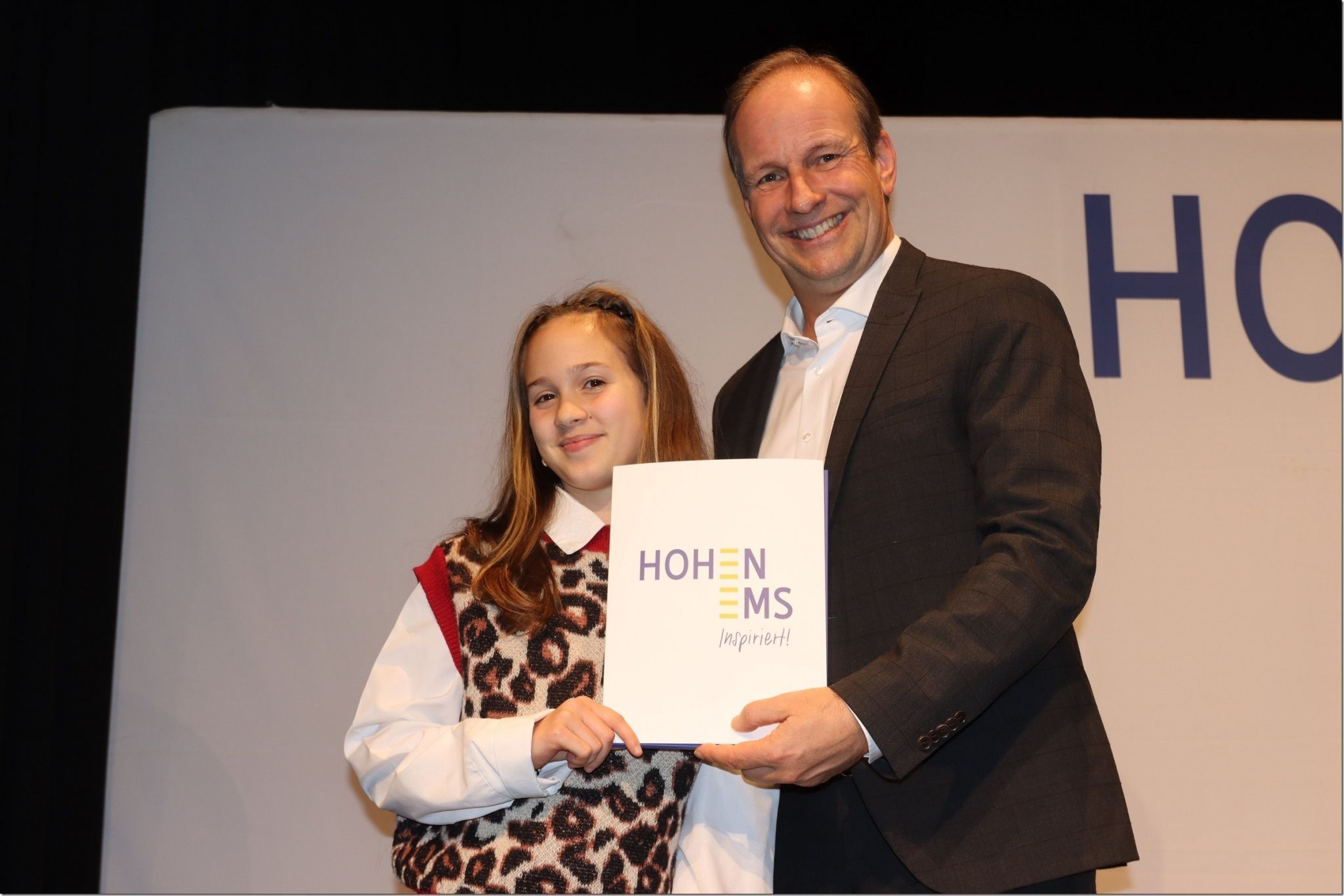 Weltmeisterin Marleen Fuchs mit Dieter Egger.