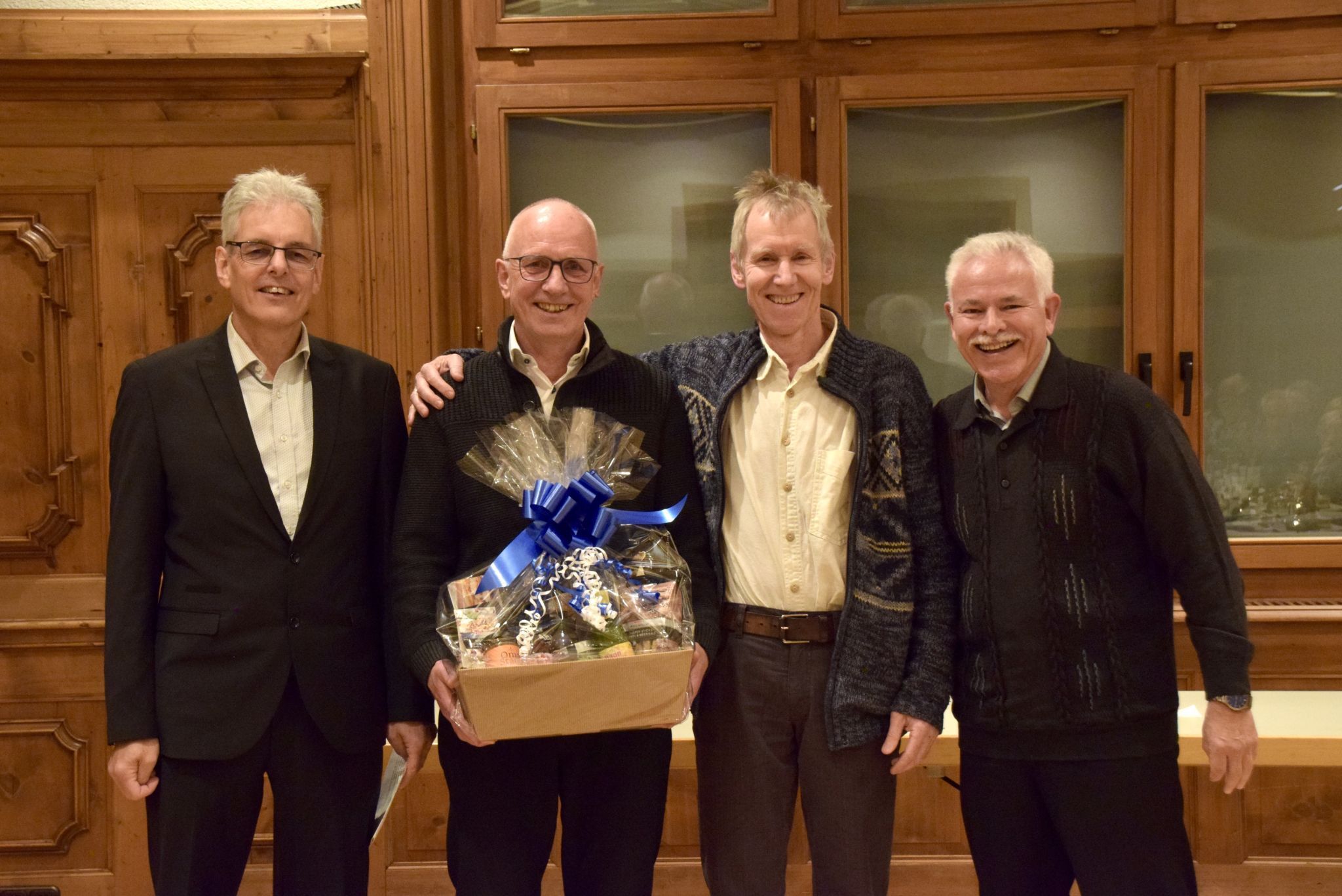 Wolfgang Haumer, Johannes Pfefferkorn, Martin Pfefferkorn und Paul Fiel.