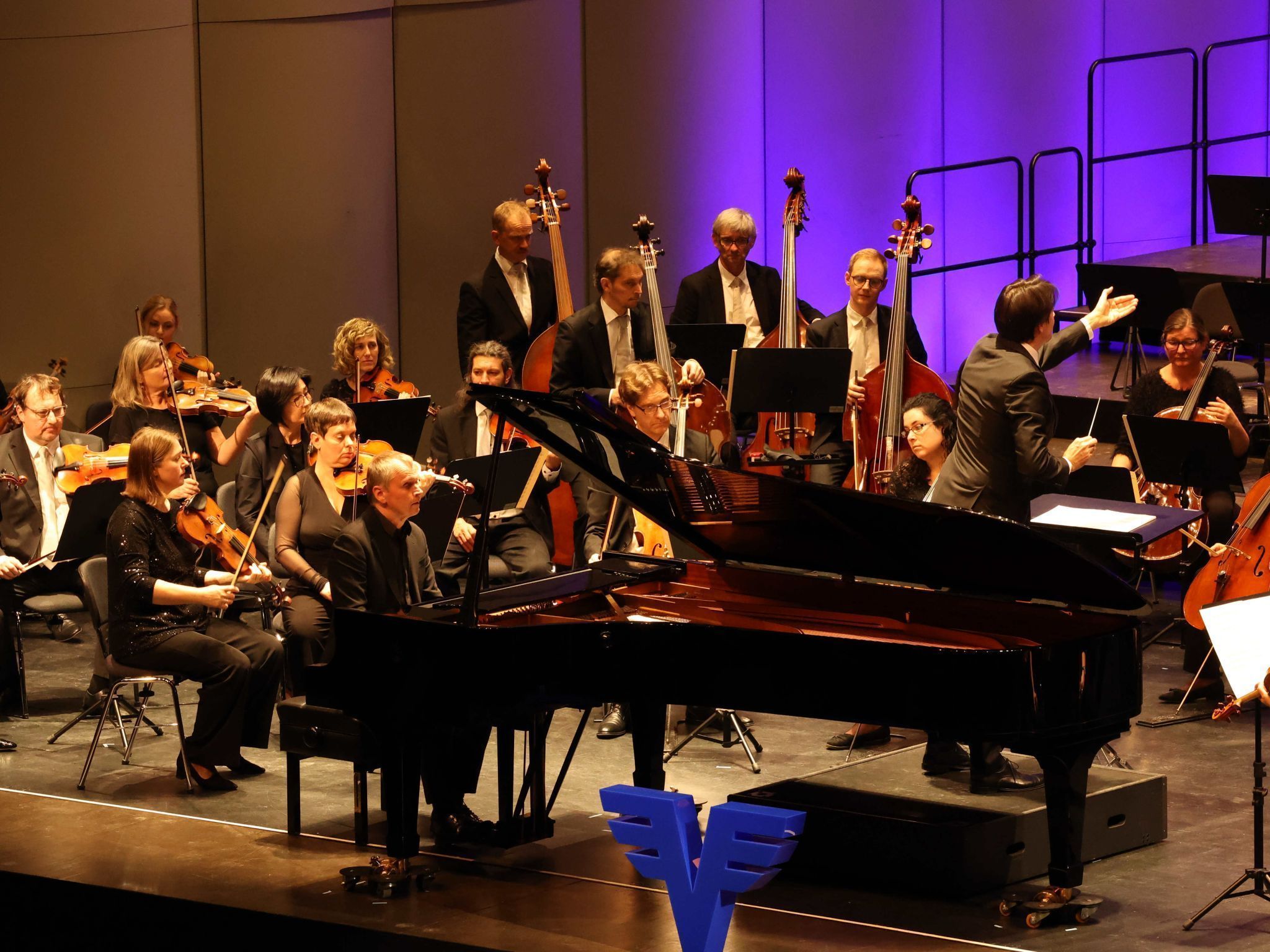 Ein Teil der MusikerInnen bei Mozarts Klavierkonzert Nr. 27 in B-Dur.