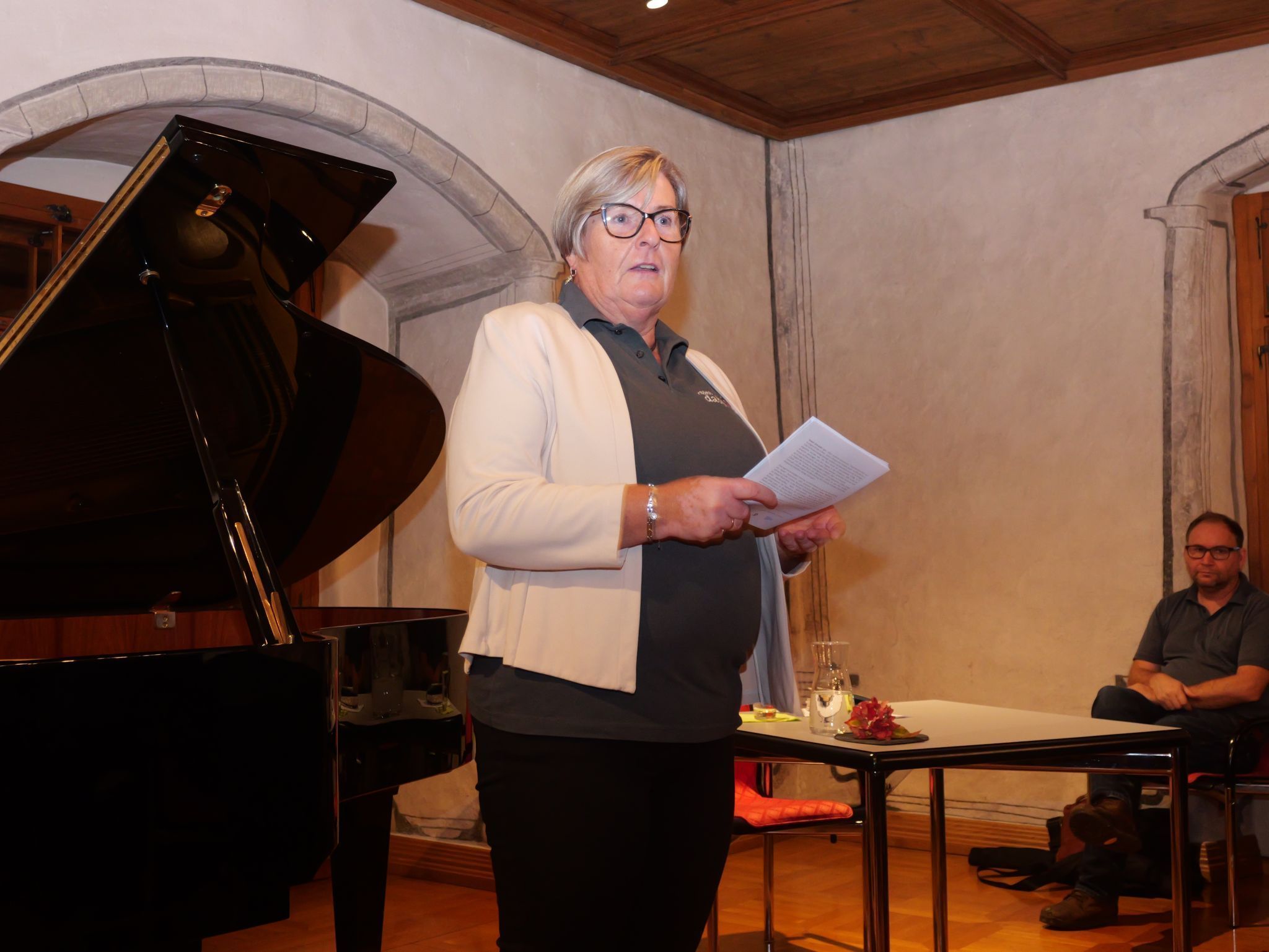 Vizebürgermeisterin Ruth Bickel führte durch das Konzert.