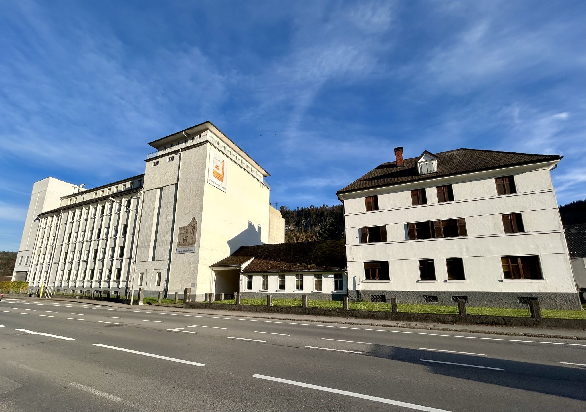 das Betriebsgebäude an der Reichsstraße