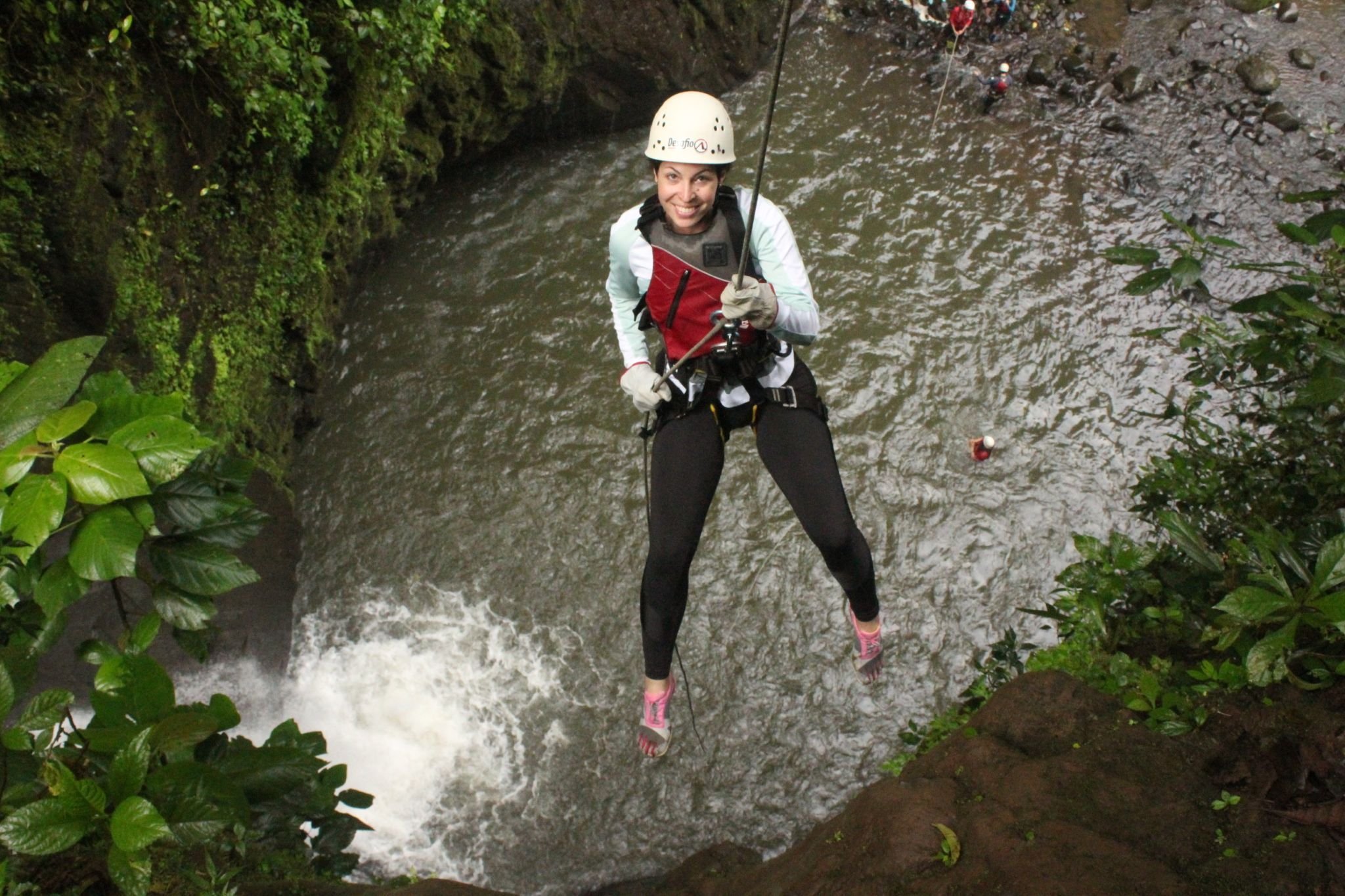 Auch Klettern zählt zu den Sportarten, die Martina Leidinger gerne betreibt