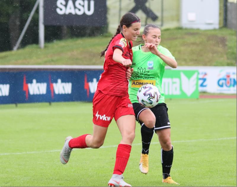 Zweikampfstark: Lara Scheichl.