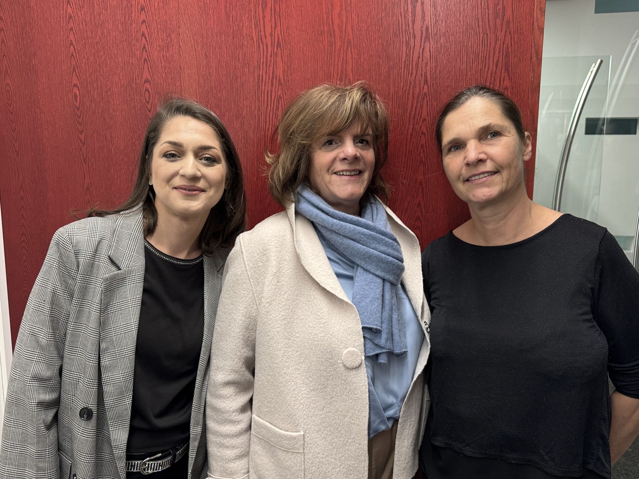 Daniela Vasic, Silvia Dorner und Elisabeth Mair (PTS Lauterach).