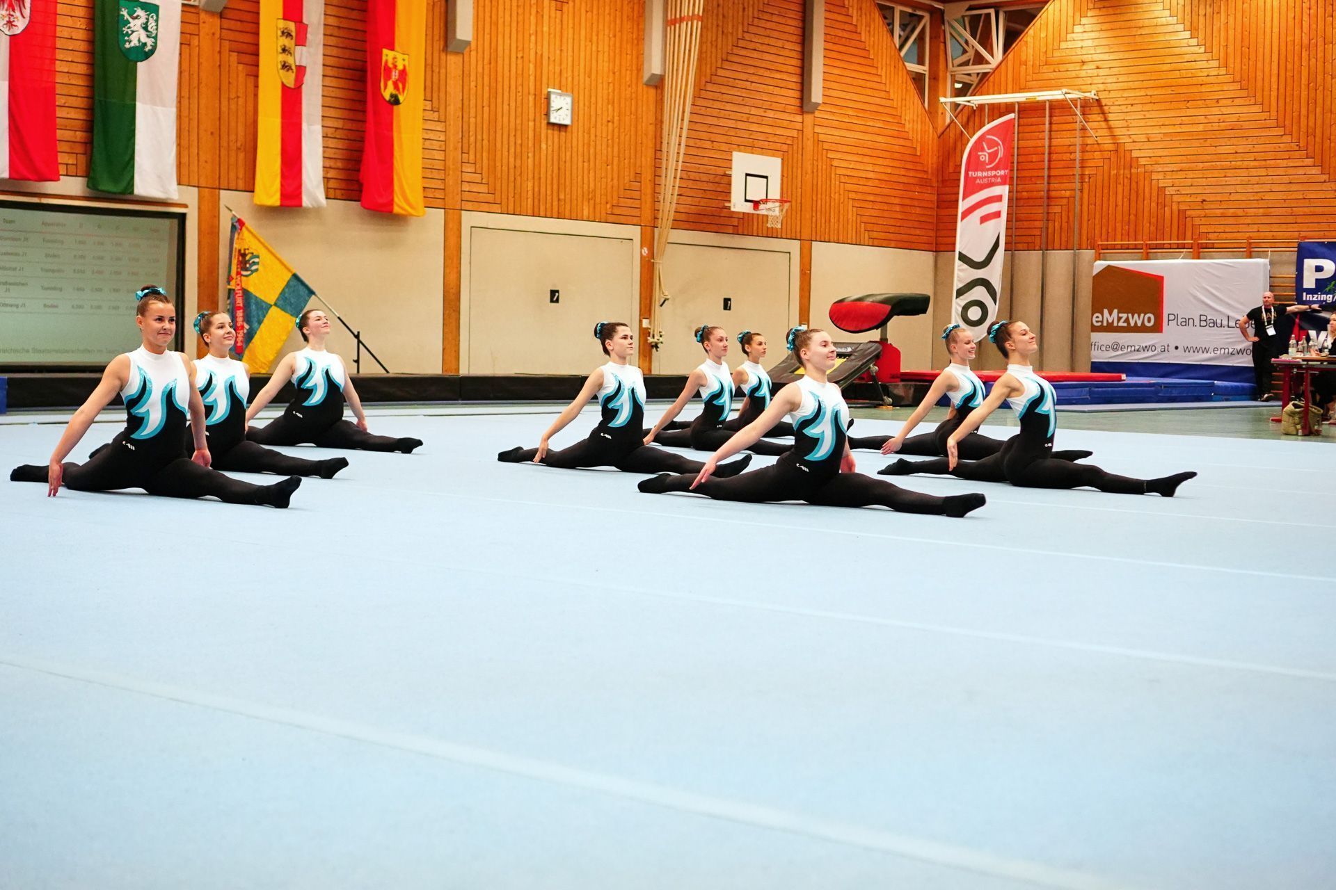 Kommenden Samstag zeigen die besten Turner, was sie können. Sie treffen sich zur Staatsmeisterschaft im Team-Turnen in Lustenau. (Turnerschaft Lustenau)